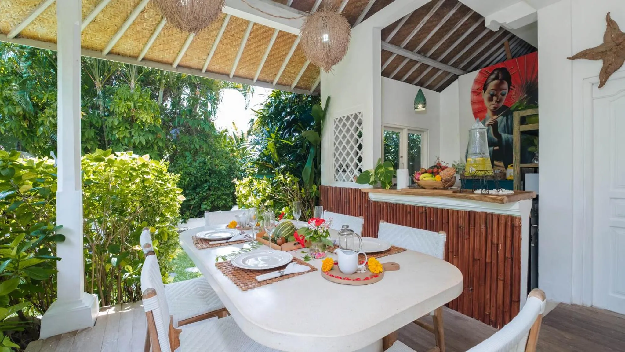 kitchen in The Ocean Luxury Villas