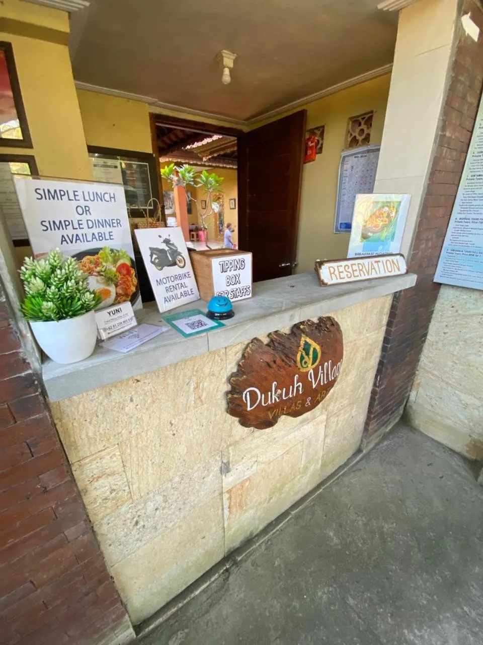 Lobby or reception in Dukuh Village Villas & Art