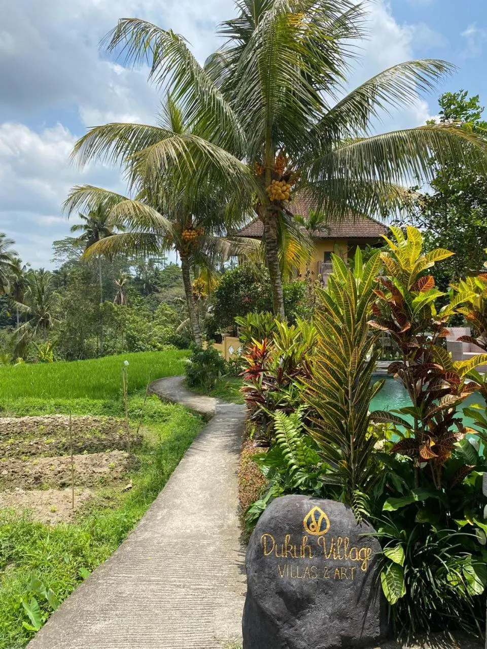 Garden in Dukuh Village Villas & Art