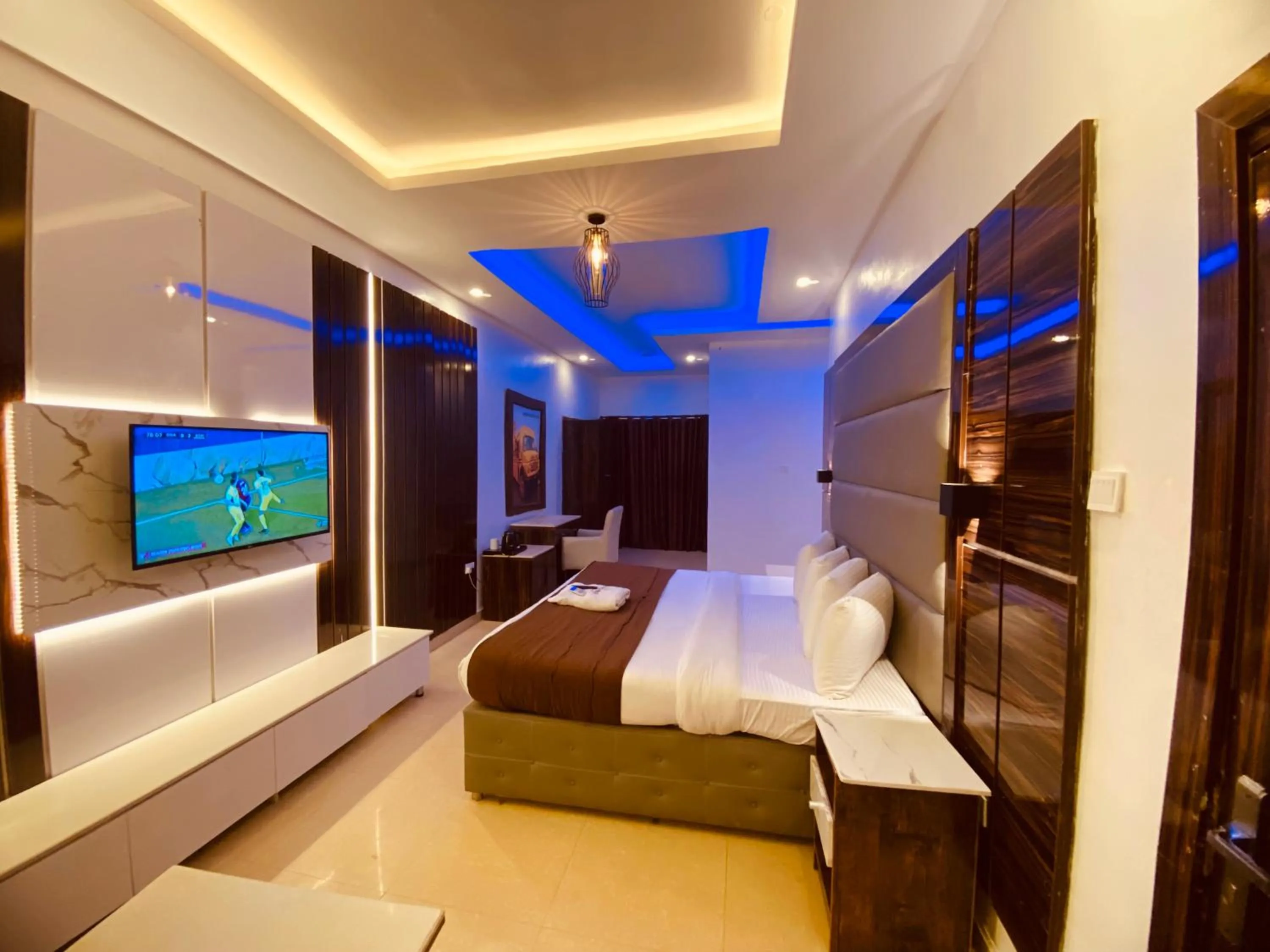 Bed in Presken Hotel Oniru, Victoria Island