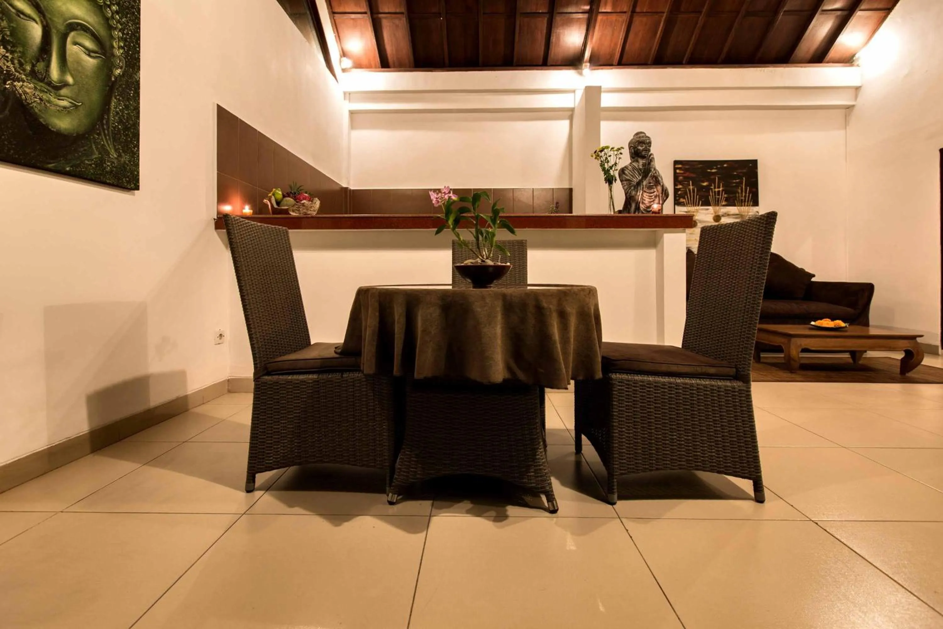 Dining area in Villa Bali Zen Kerobokan