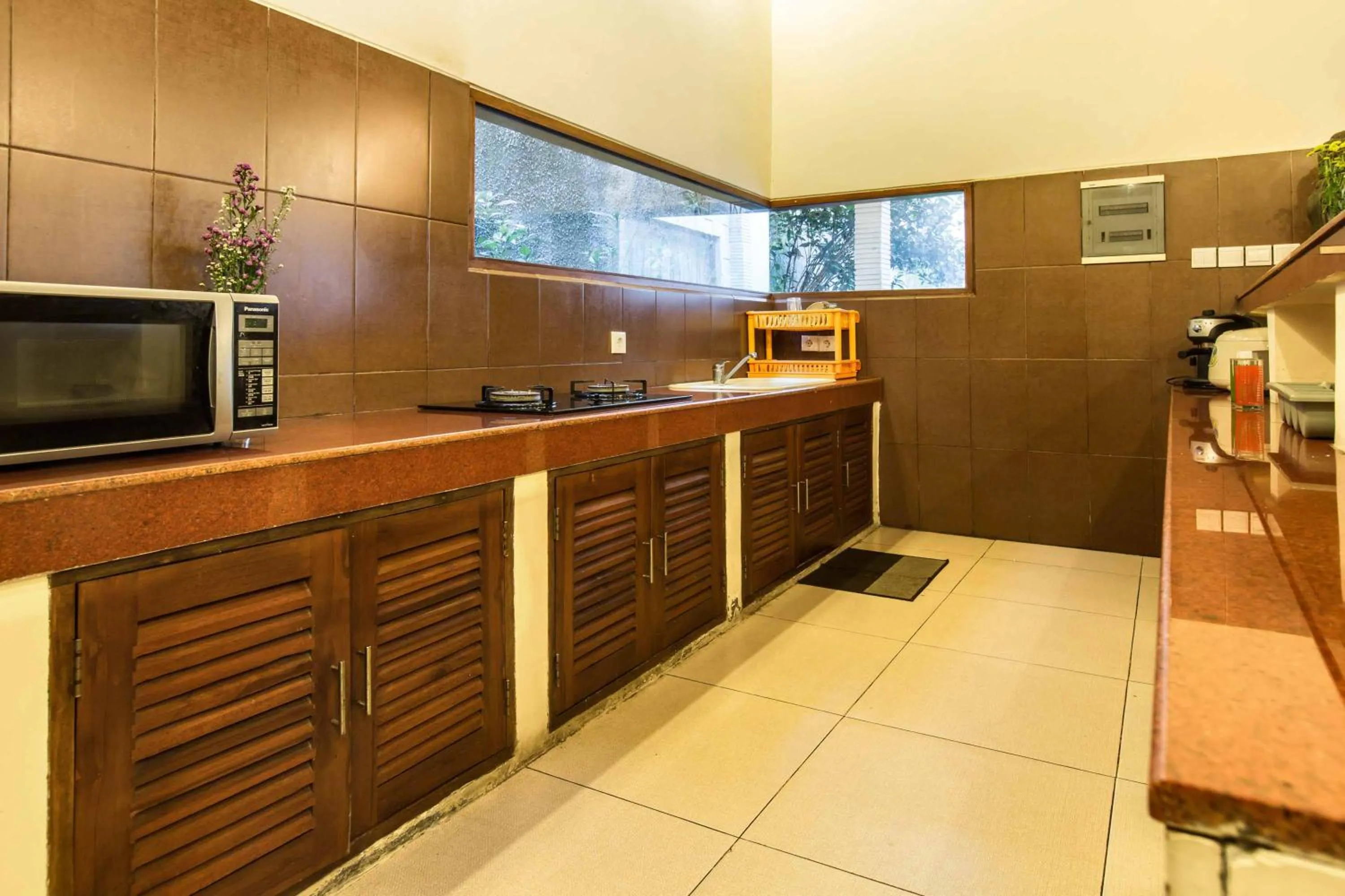 Kitchen or kitchenette in Villa Bali Zen Kerobokan