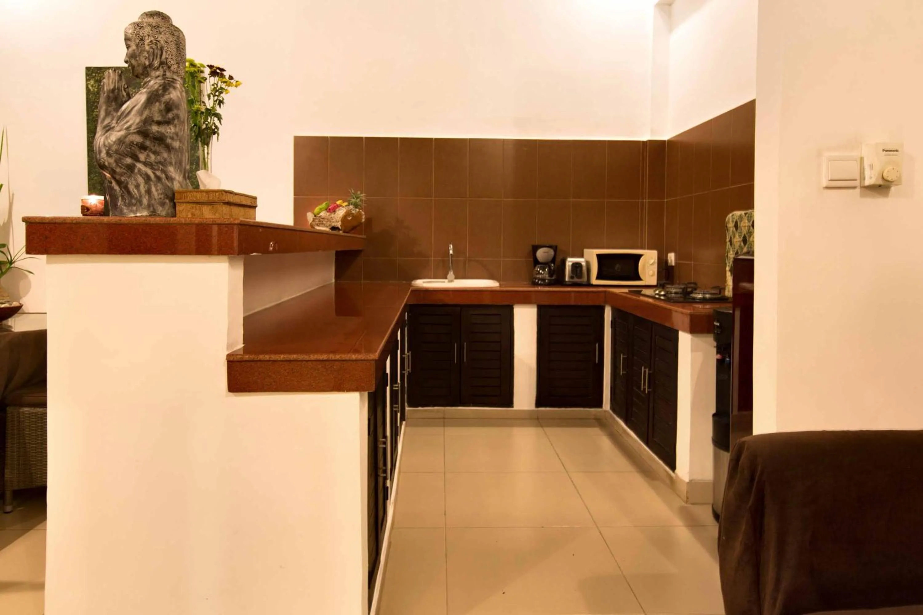 Kitchen or kitchenette in Villa Bali Zen Kerobokan
