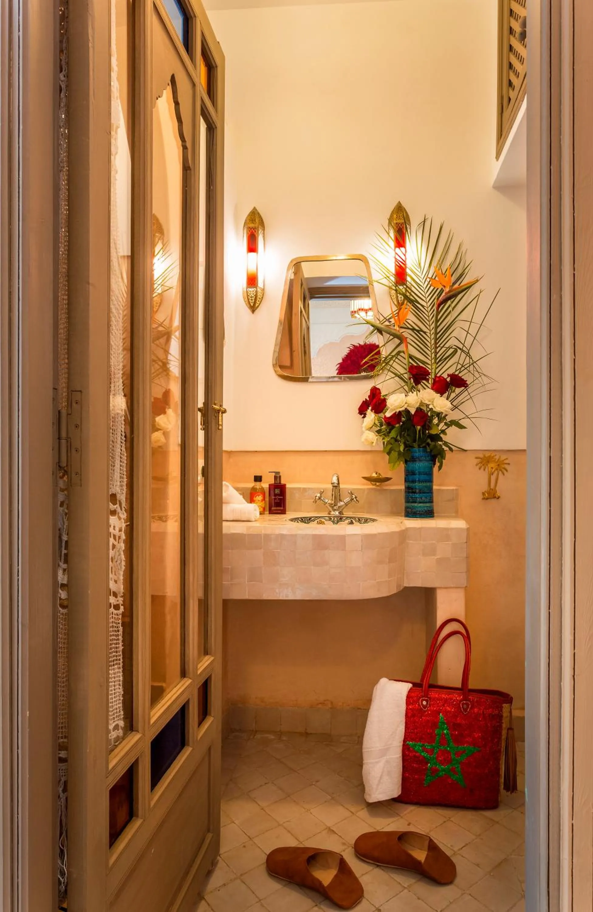 Bathroom in Riad Lumière