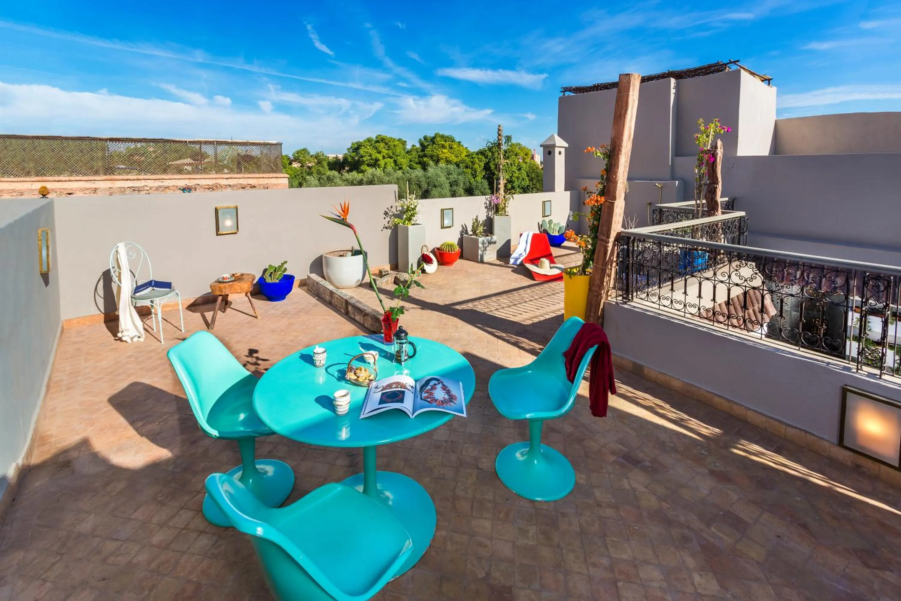 Garden in Riad Lumière