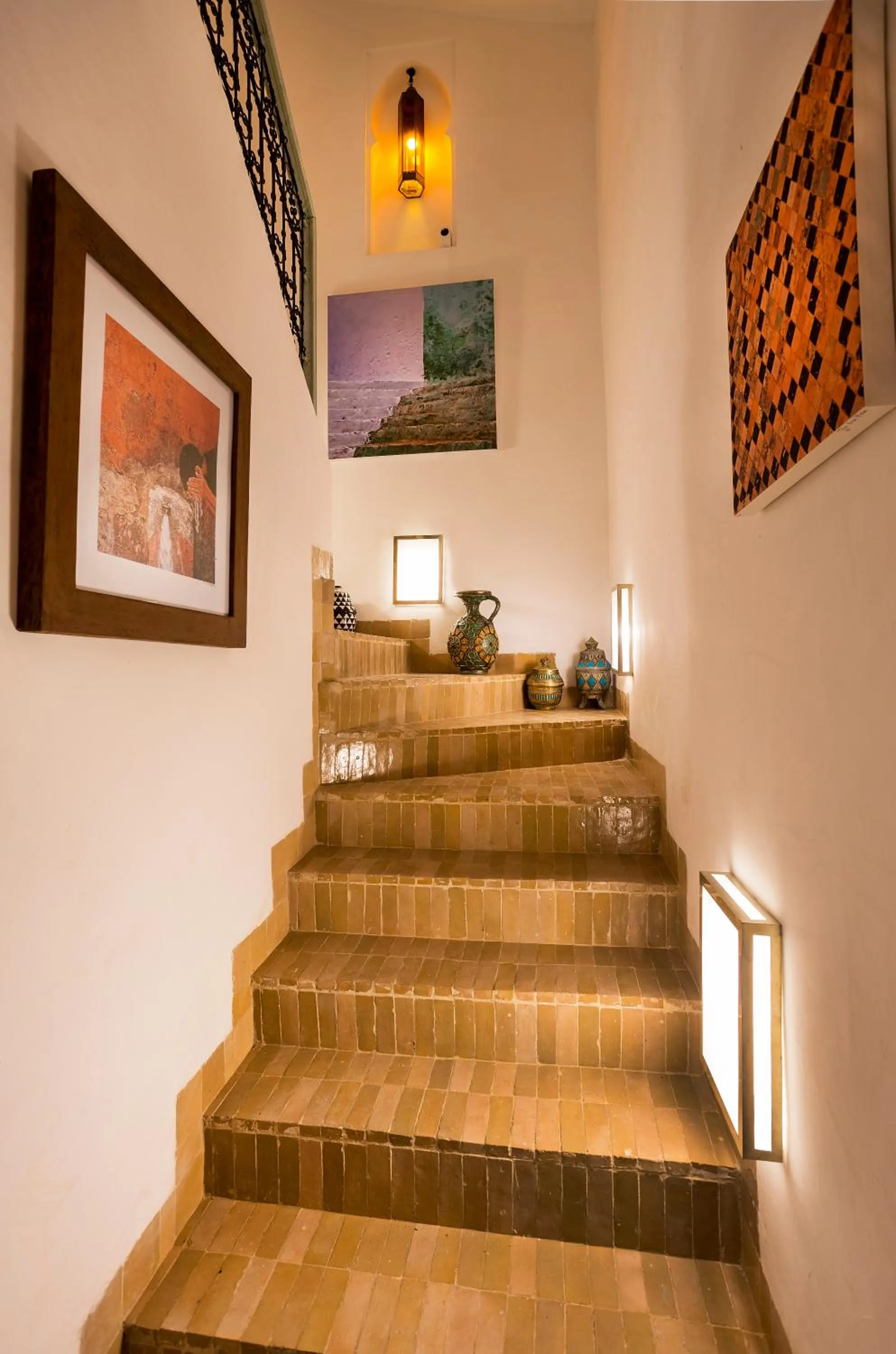 Lobby or reception in Riad Lumière