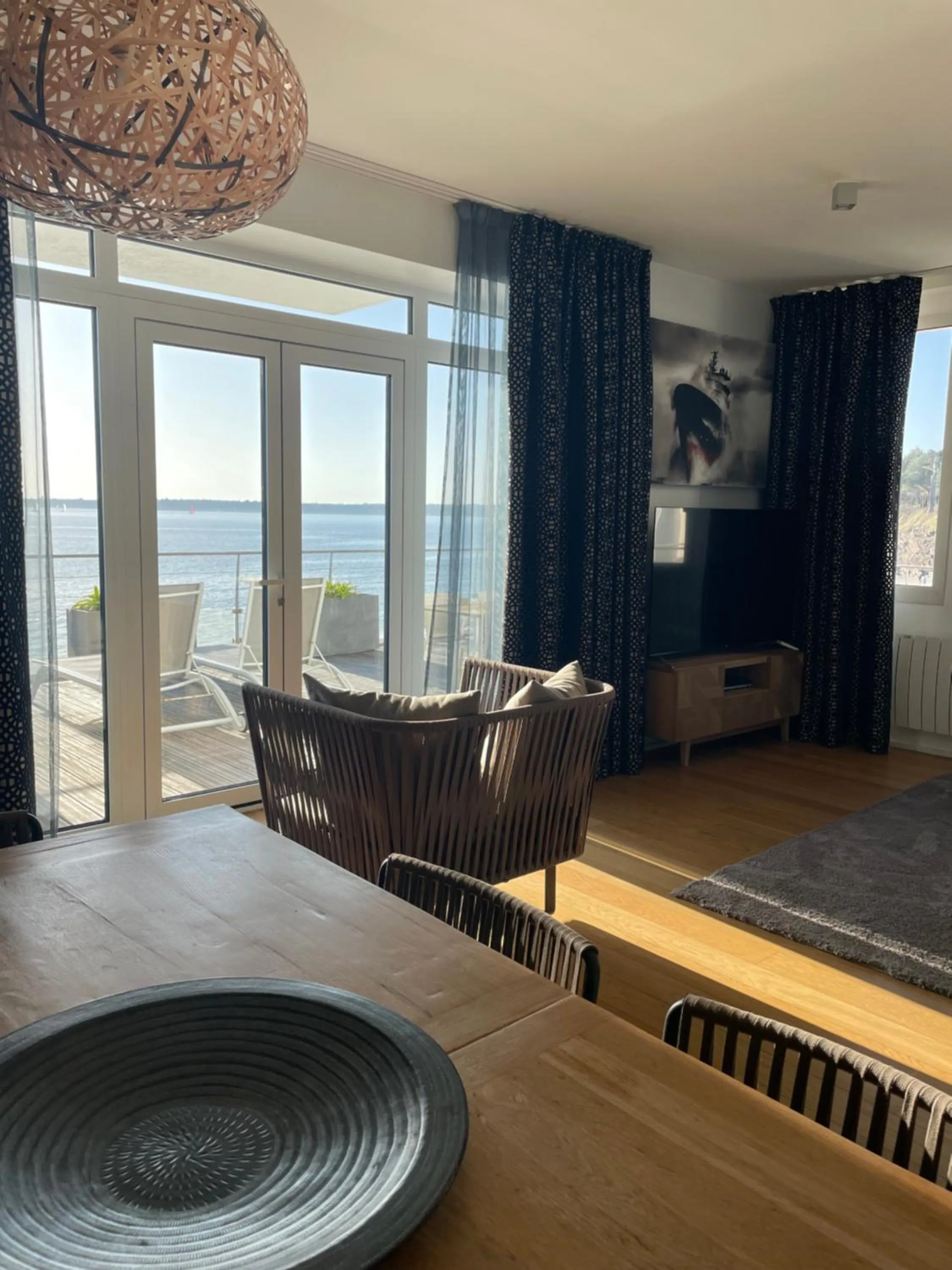 Living room in Les Sables Blancs