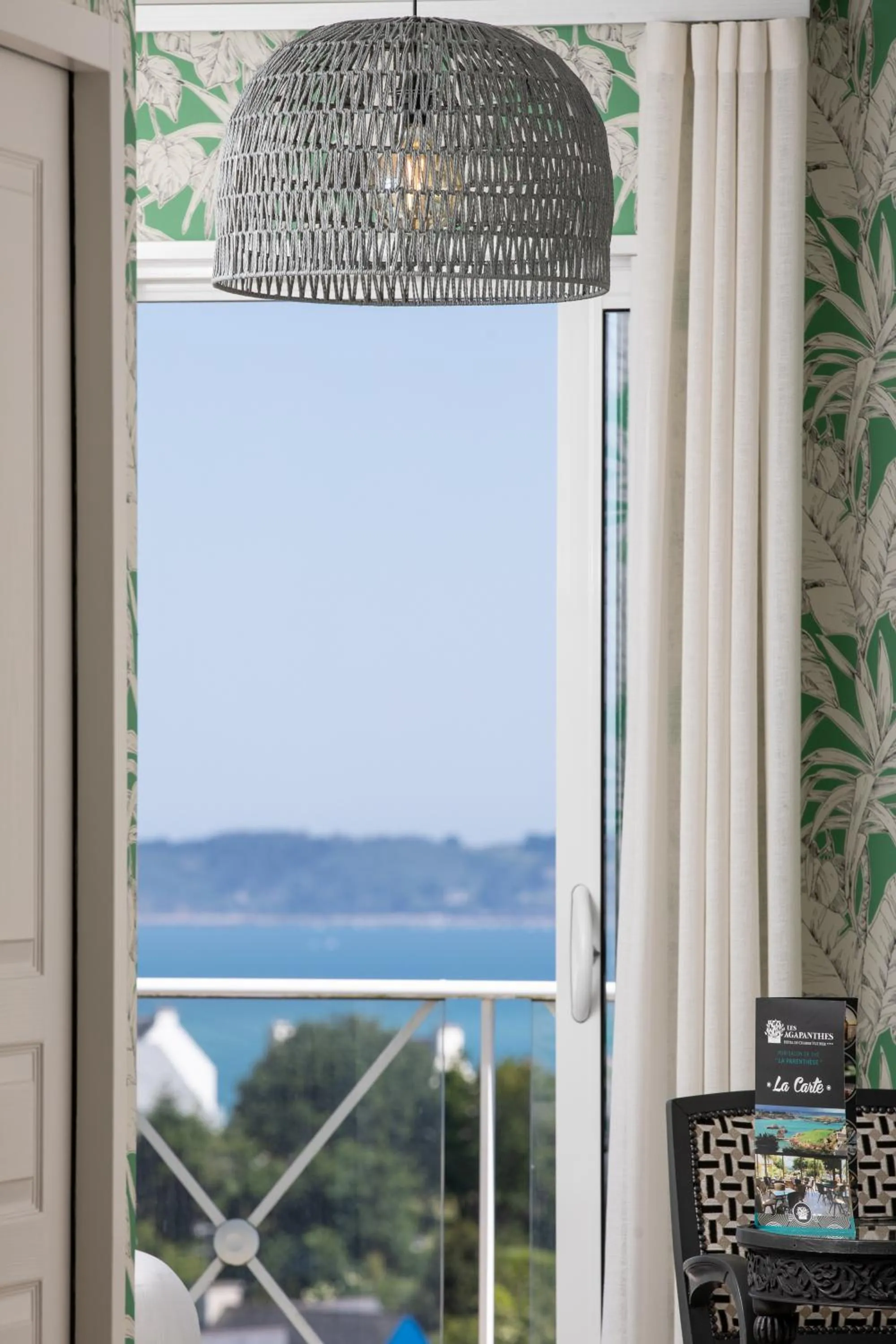 Natural landscape in Hôtel Les Agapanthes-Logis Hôtel