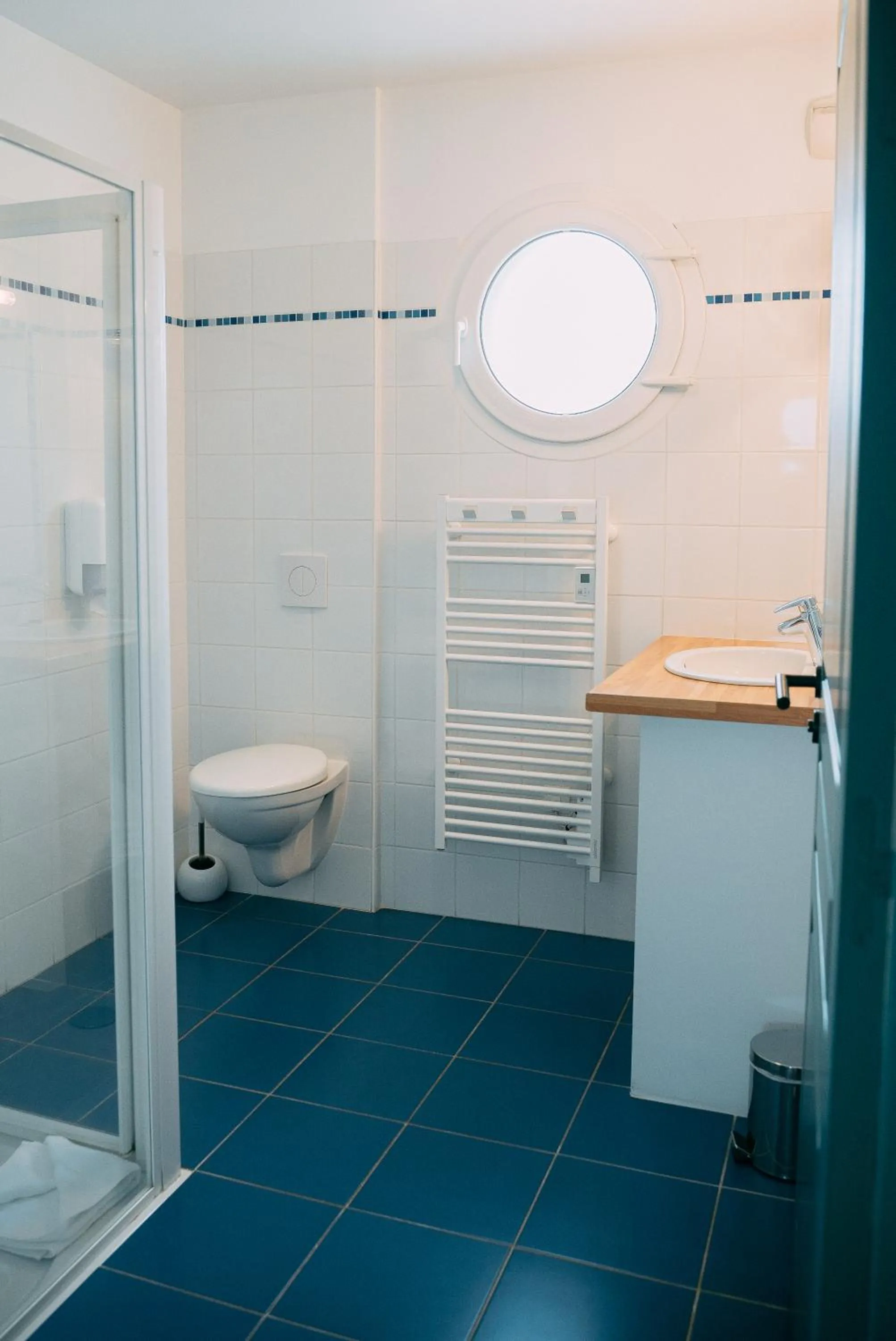 Bathroom in Hôtel Les Agapanthes-Logis Hôtel