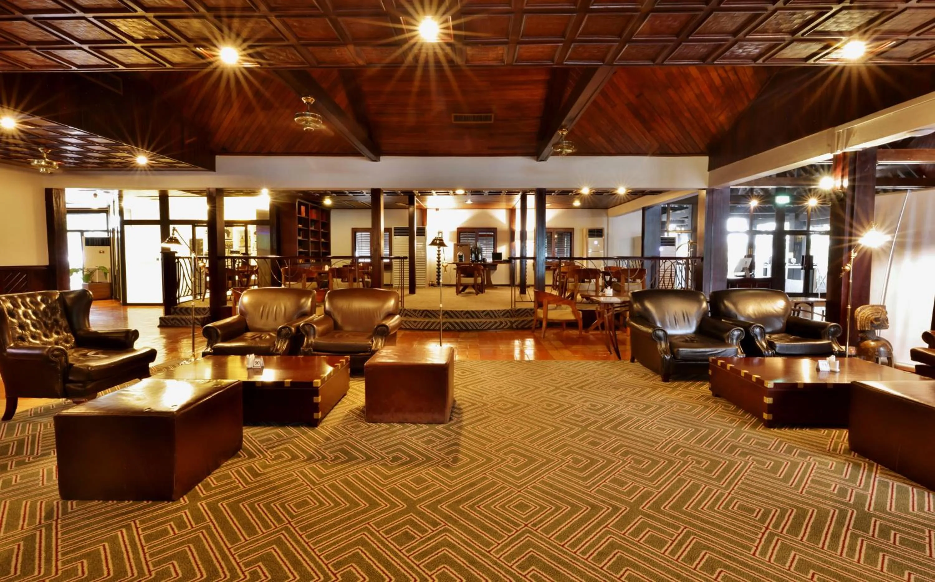 Seating area in Labadi Beach Hotel