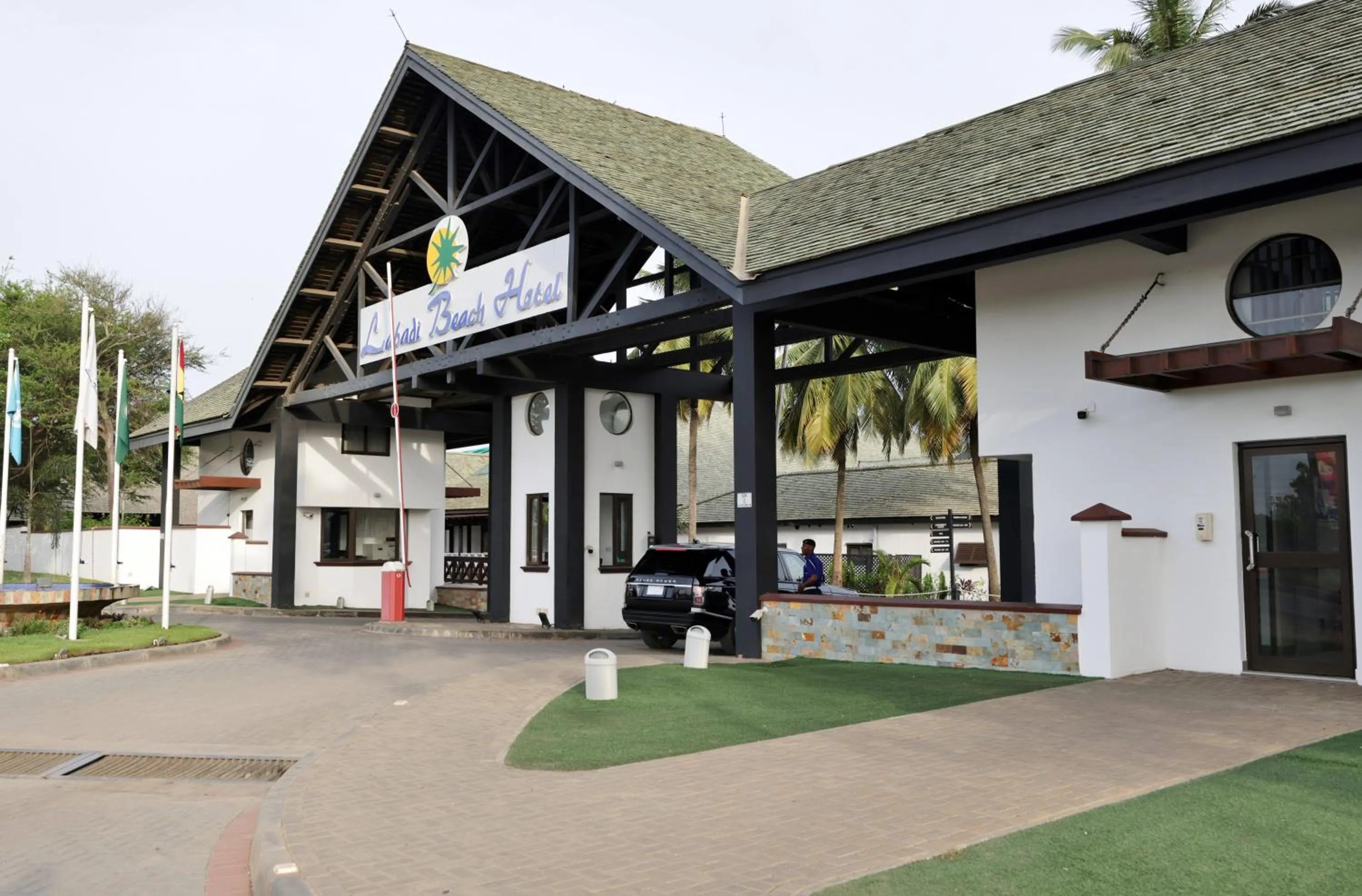 Property building in Labadi Beach Hotel