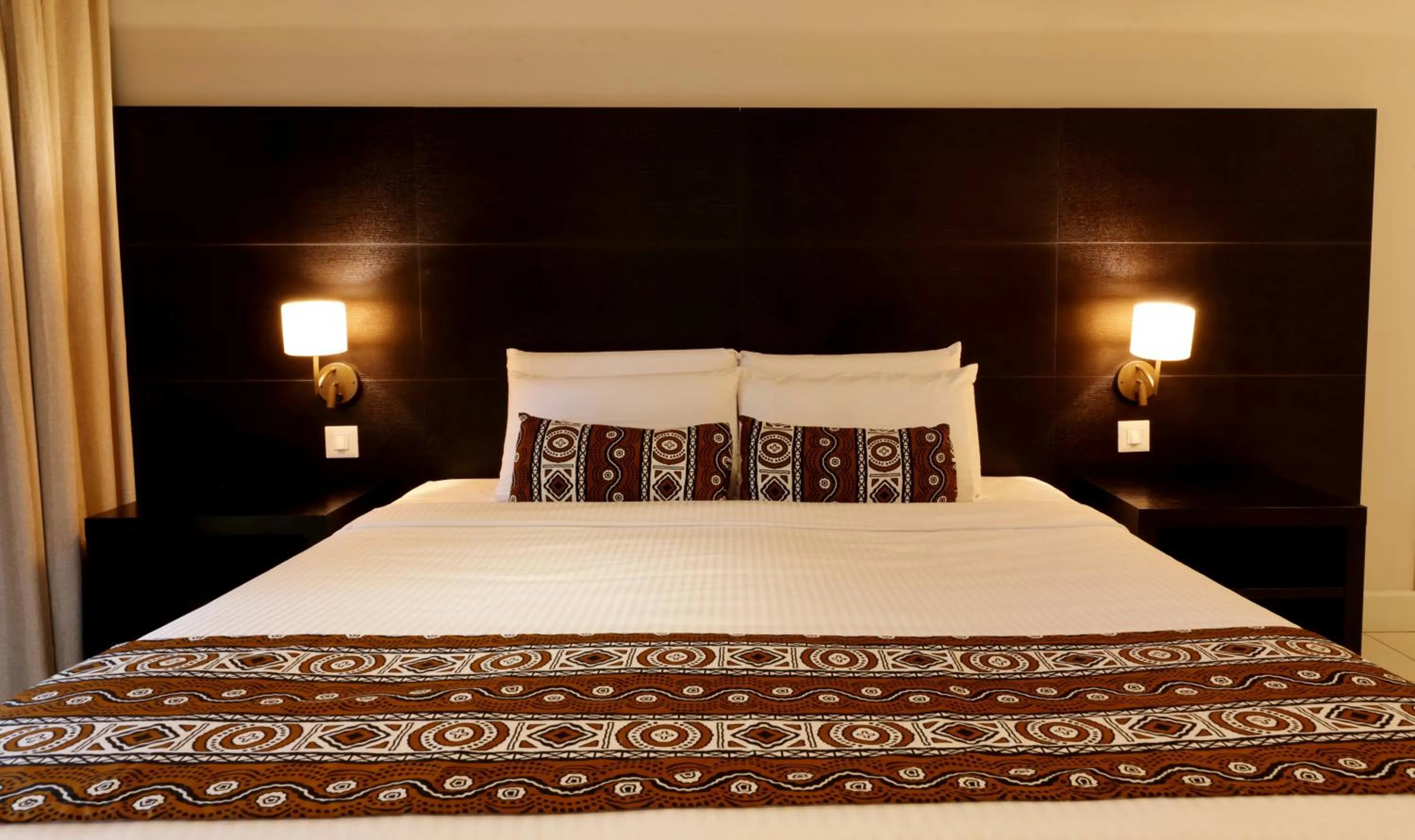 Bed in Labadi Beach Hotel