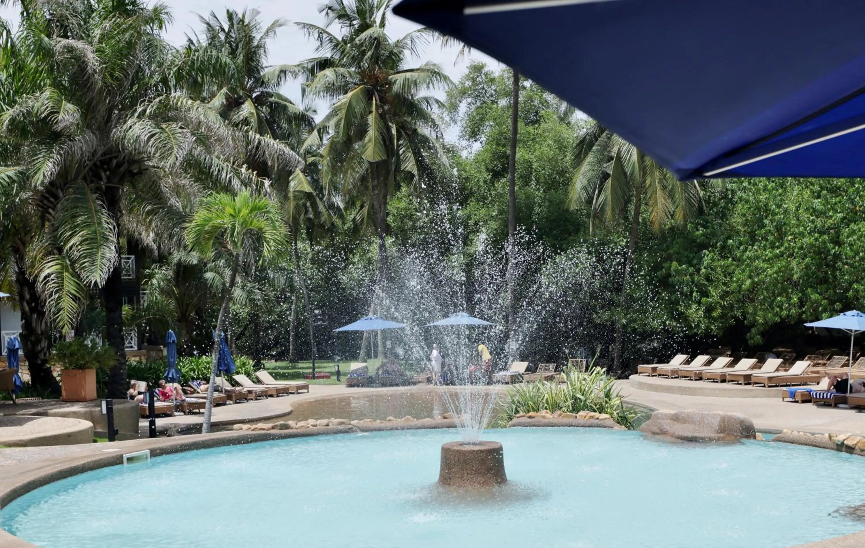 Swimming pool in Labadi Beach Hotel