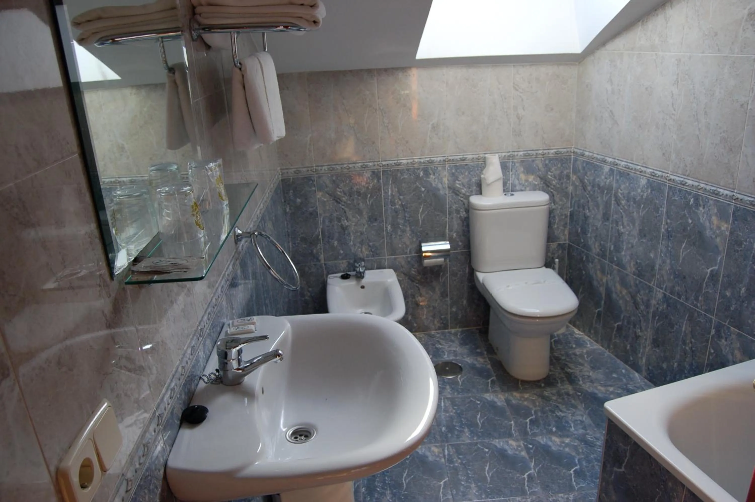 Bathroom in Hotel - Apartamentos Peña Santa