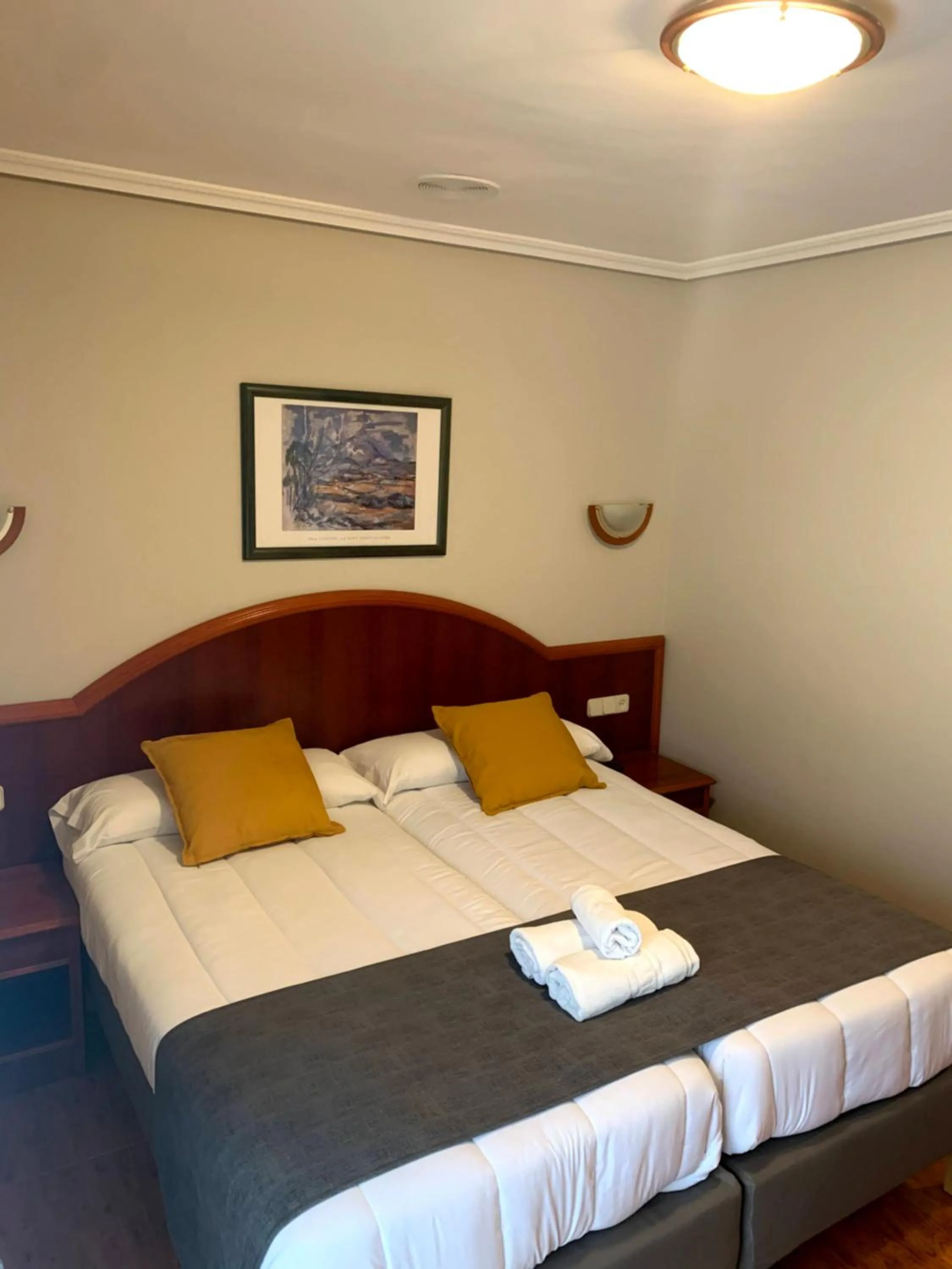 Bed in Hotel - Apartamentos Peña Santa