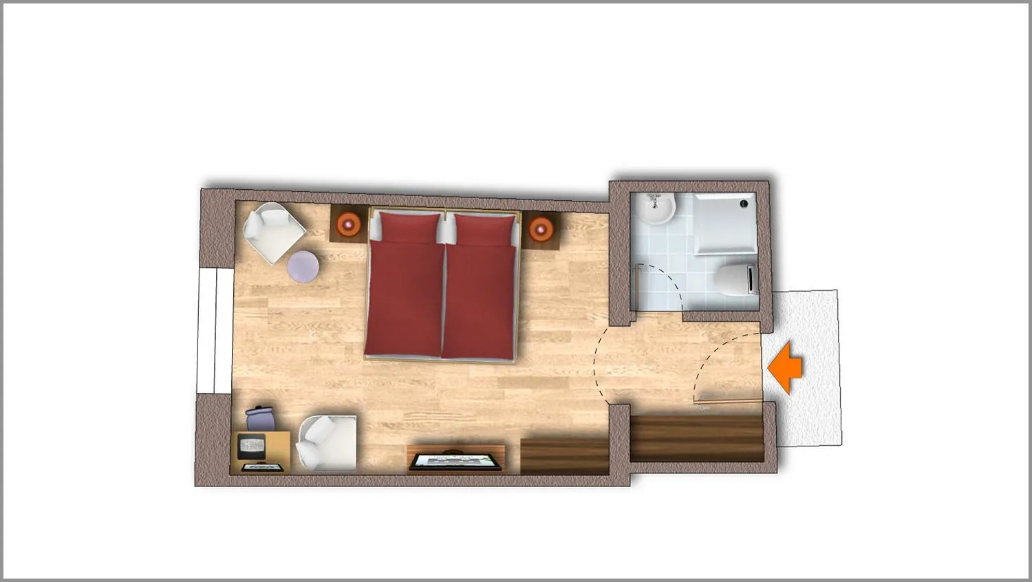 Photo of the whole room in La Pasta Hotel Restaurant