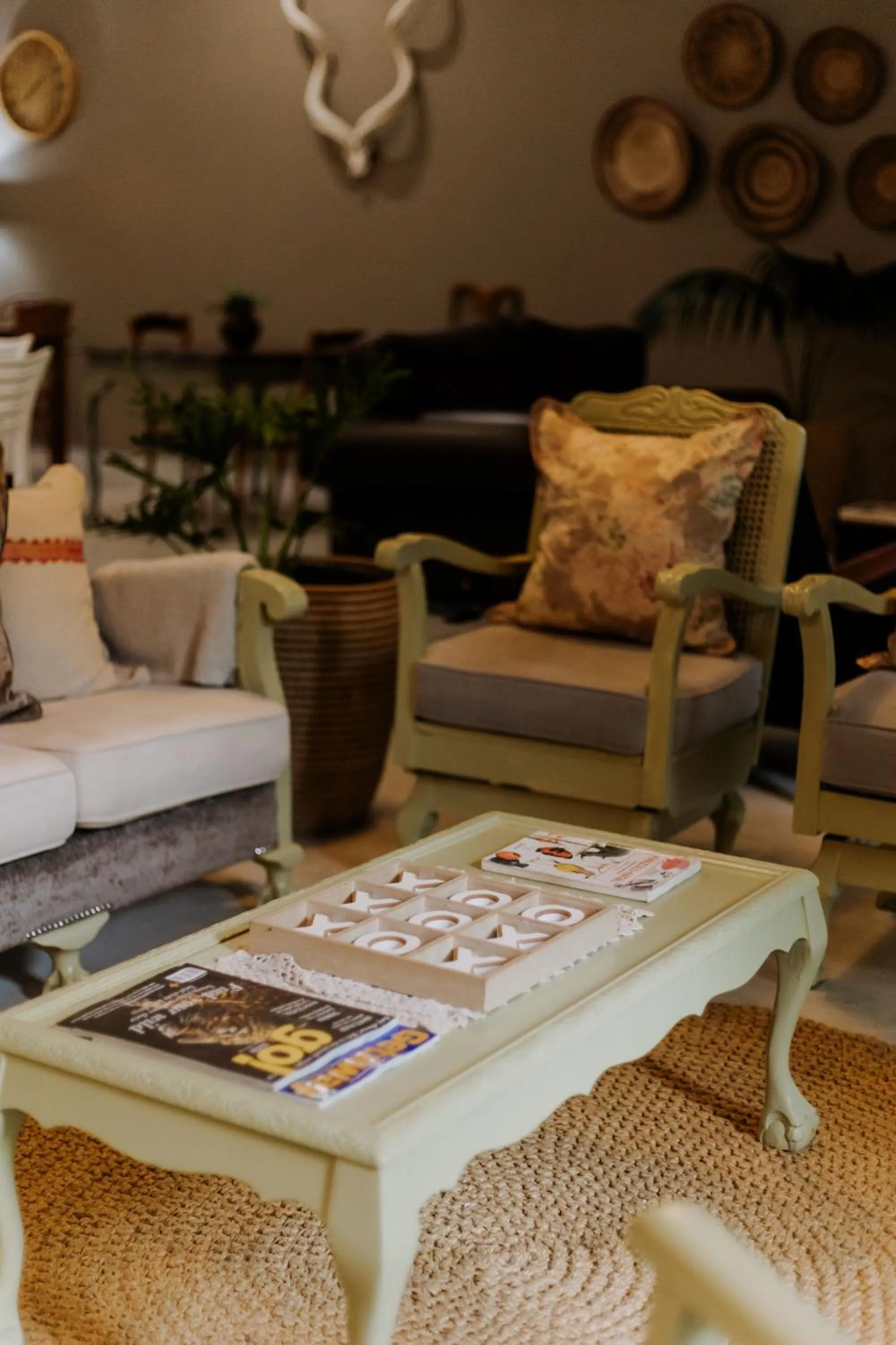 Living room in iGwalagwala Guest House