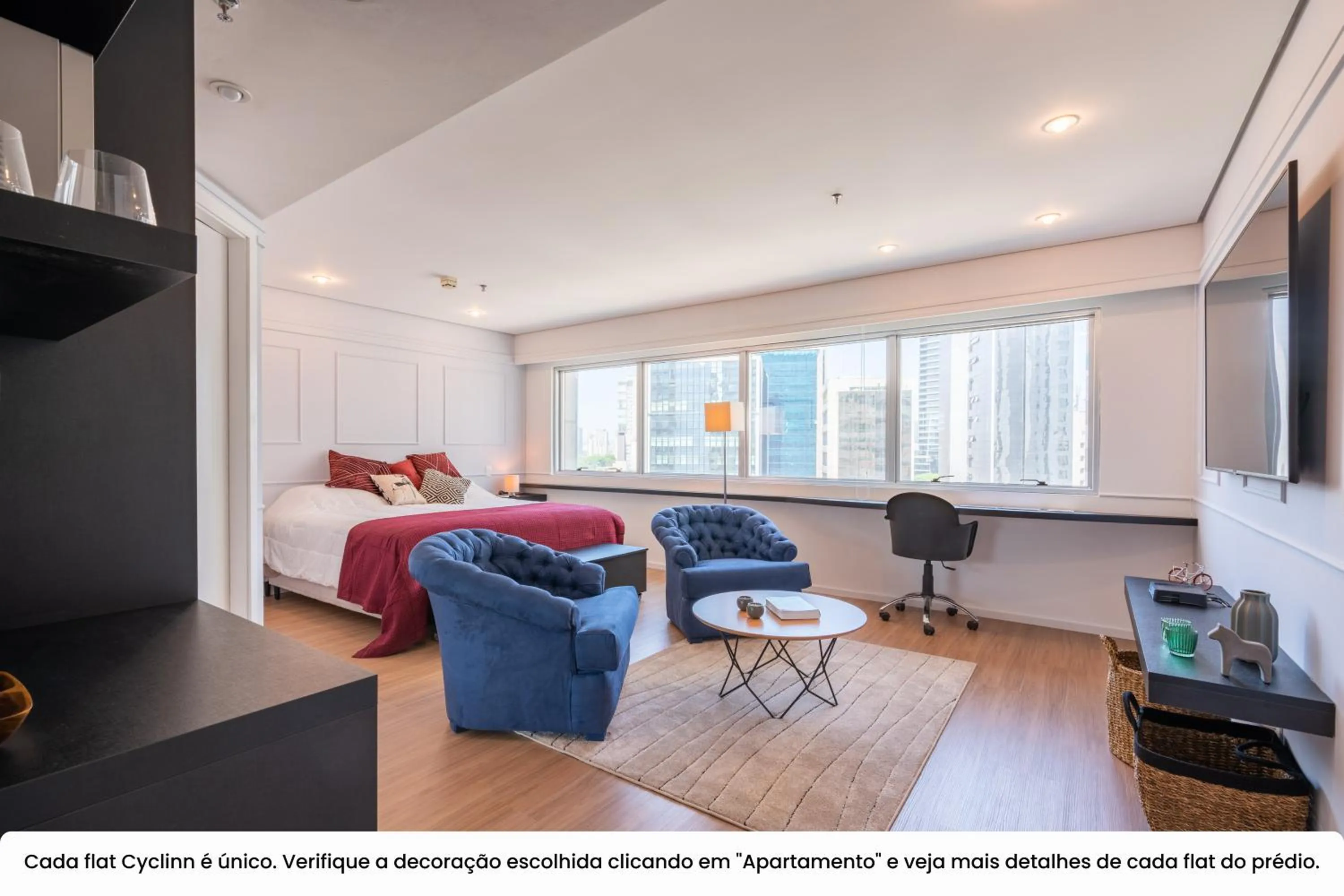 Photo of the whole room, Bed in RD Cyclinn Vila Olímpia