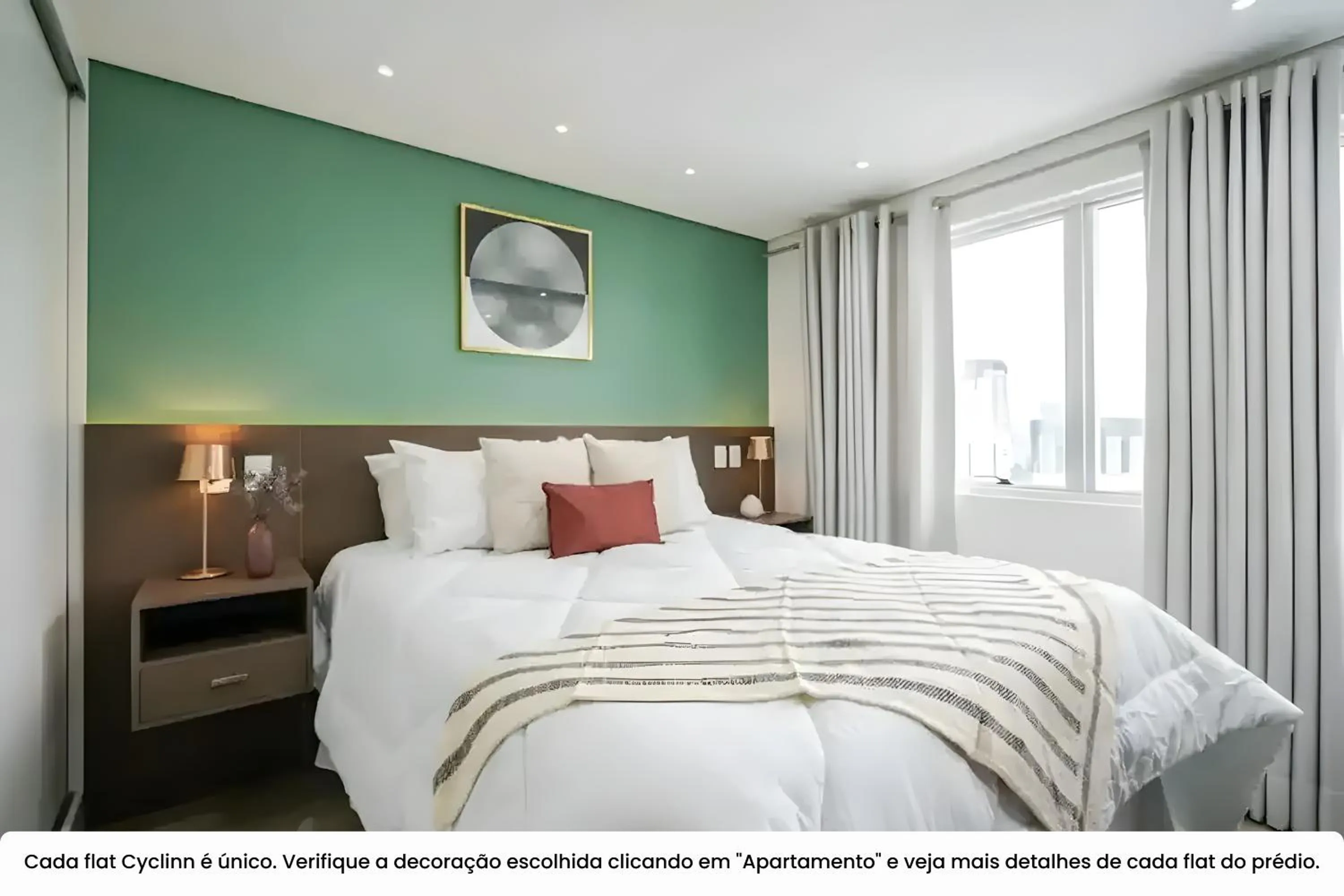 Photo of the whole room, Bed in RD Cyclinn Vila Olímpia