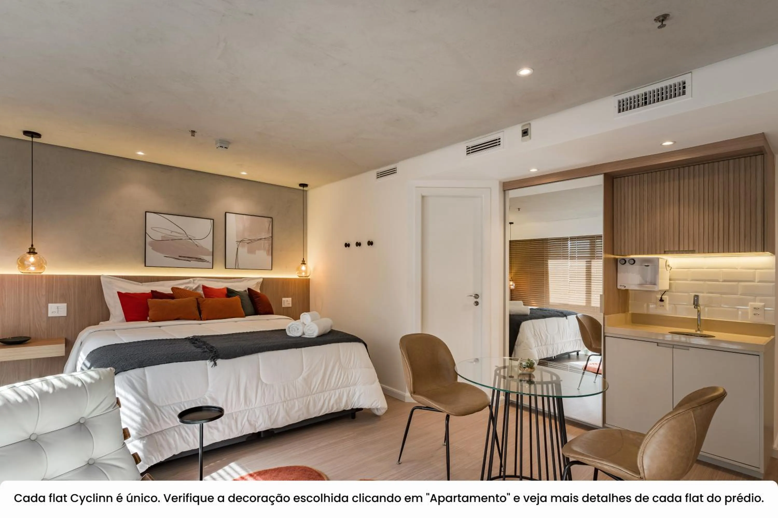 Photo of the whole room, Bed in RD Cyclinn Vila Olímpia