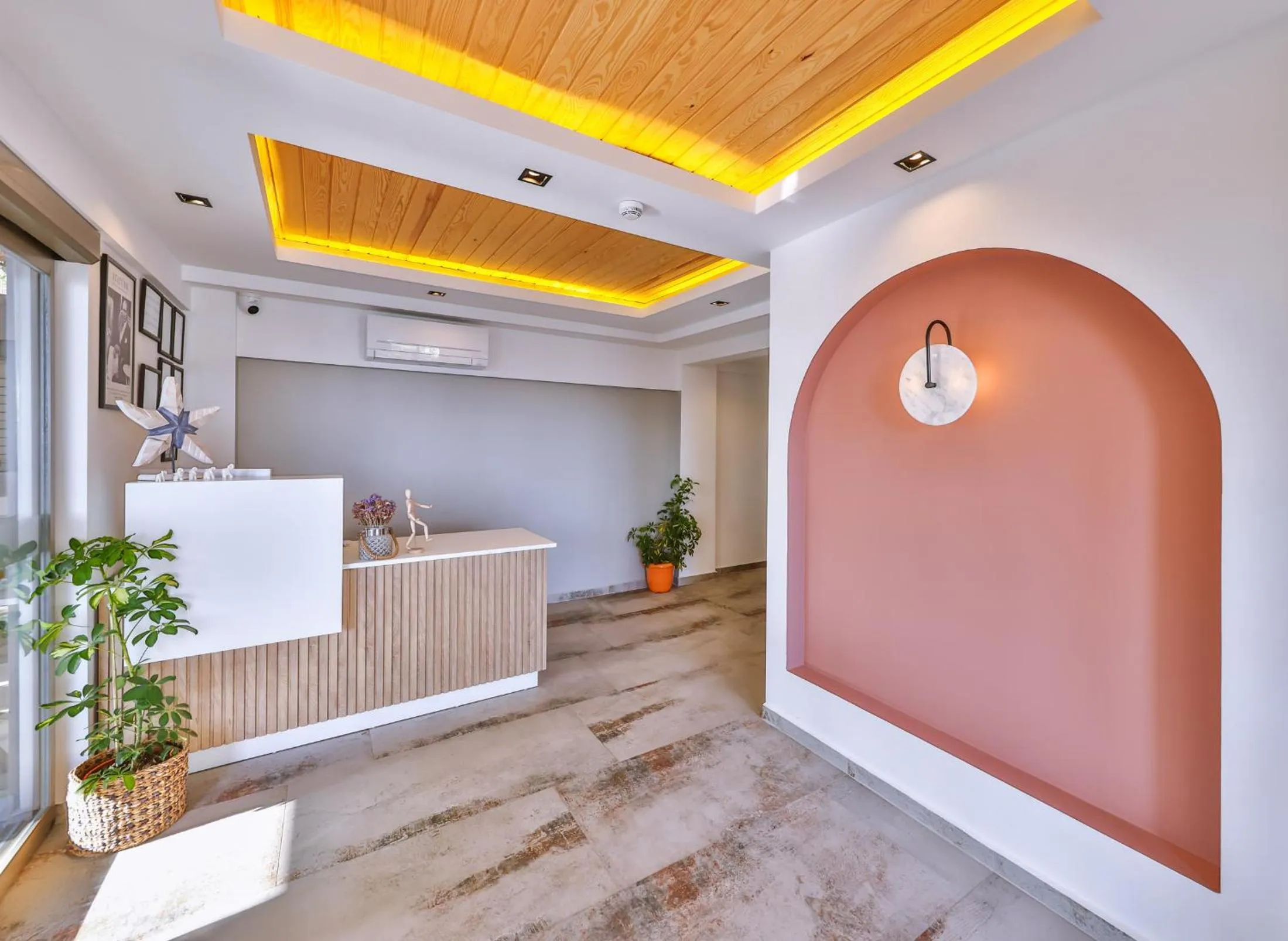 Lobby or reception in Aphrodite Hotel Kaş