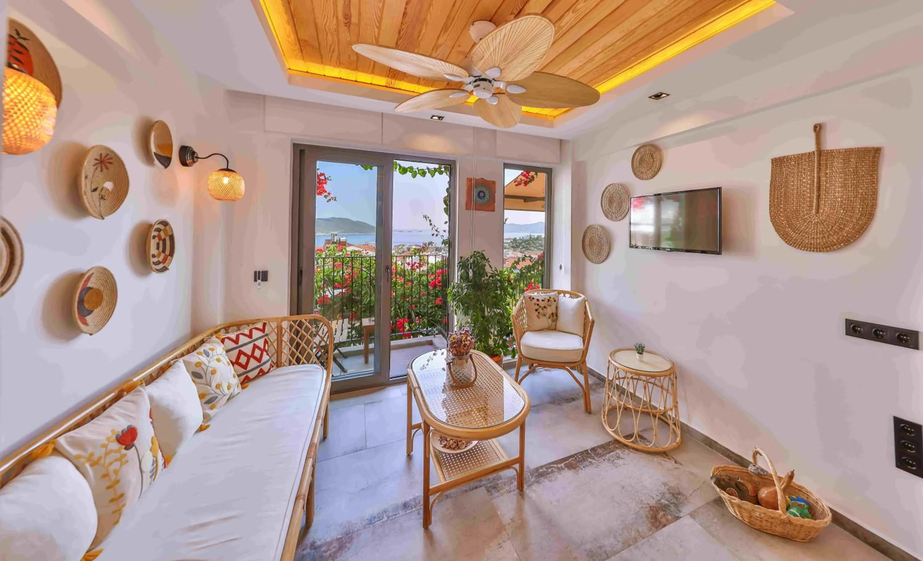 Lobby or reception in Aphrodite Hotel Kaş