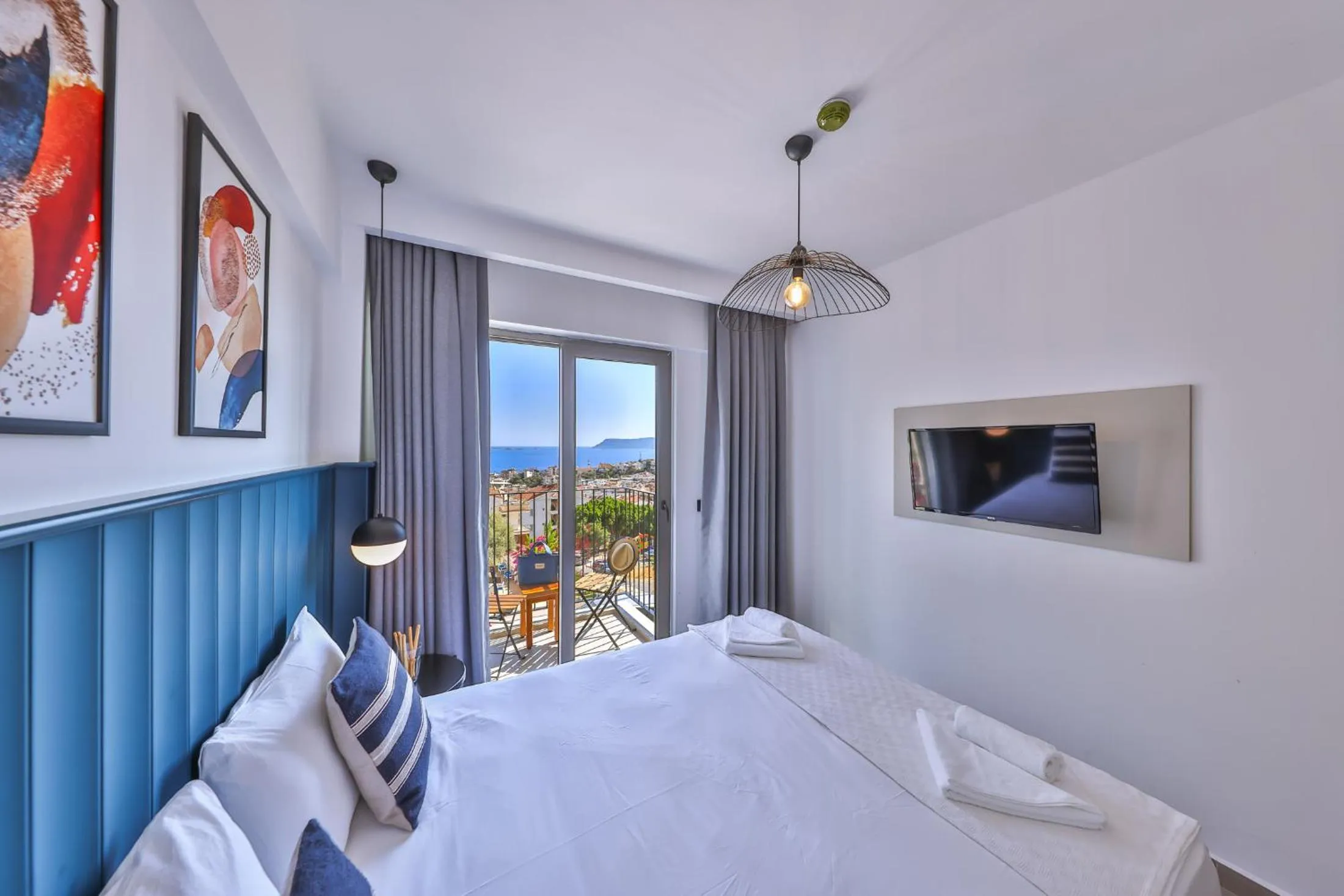 Natural landscape, Bed in Aphrodite Hotel Kaş