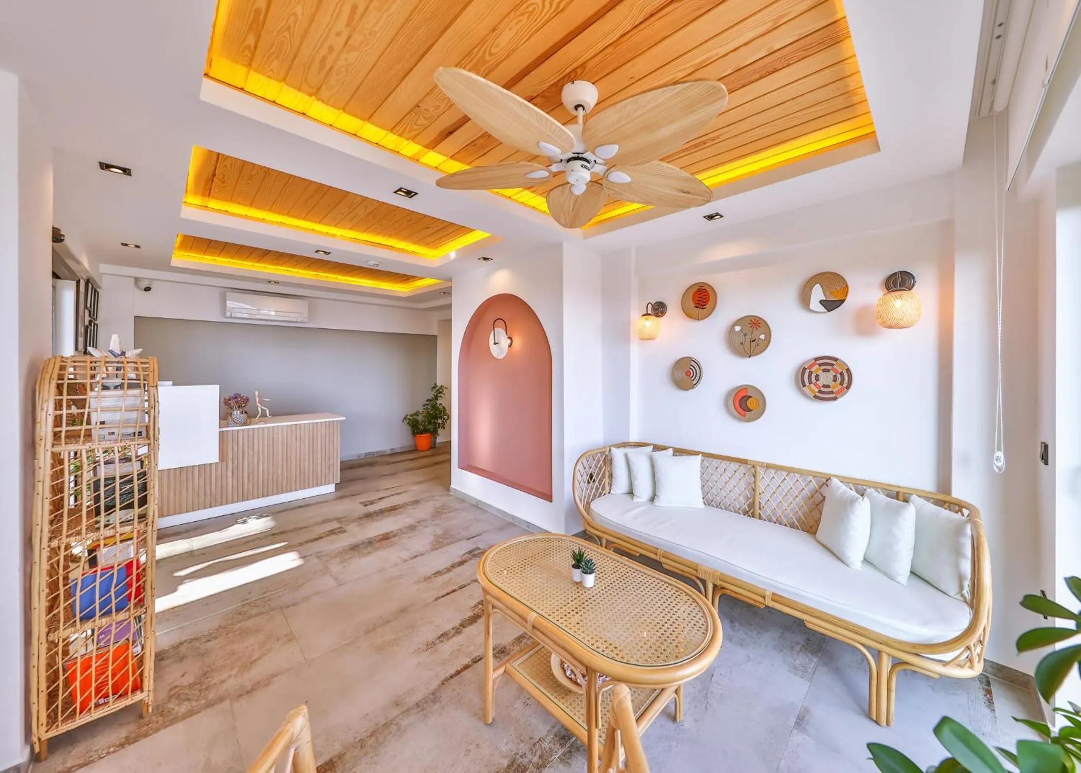 Lobby or reception in Aphrodite Hotel Kaş