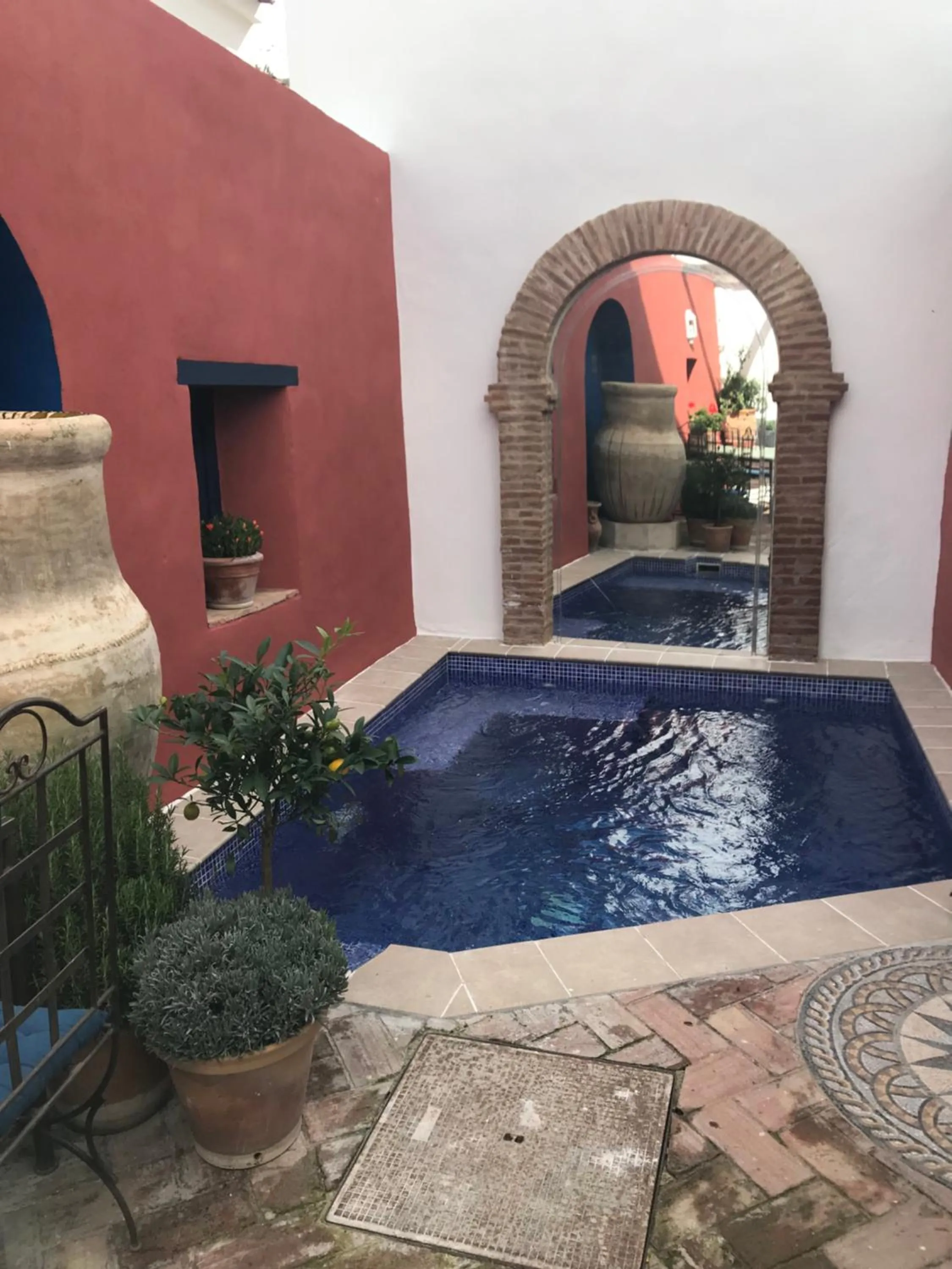 Swimming pool in Casa Aire de Lecrin