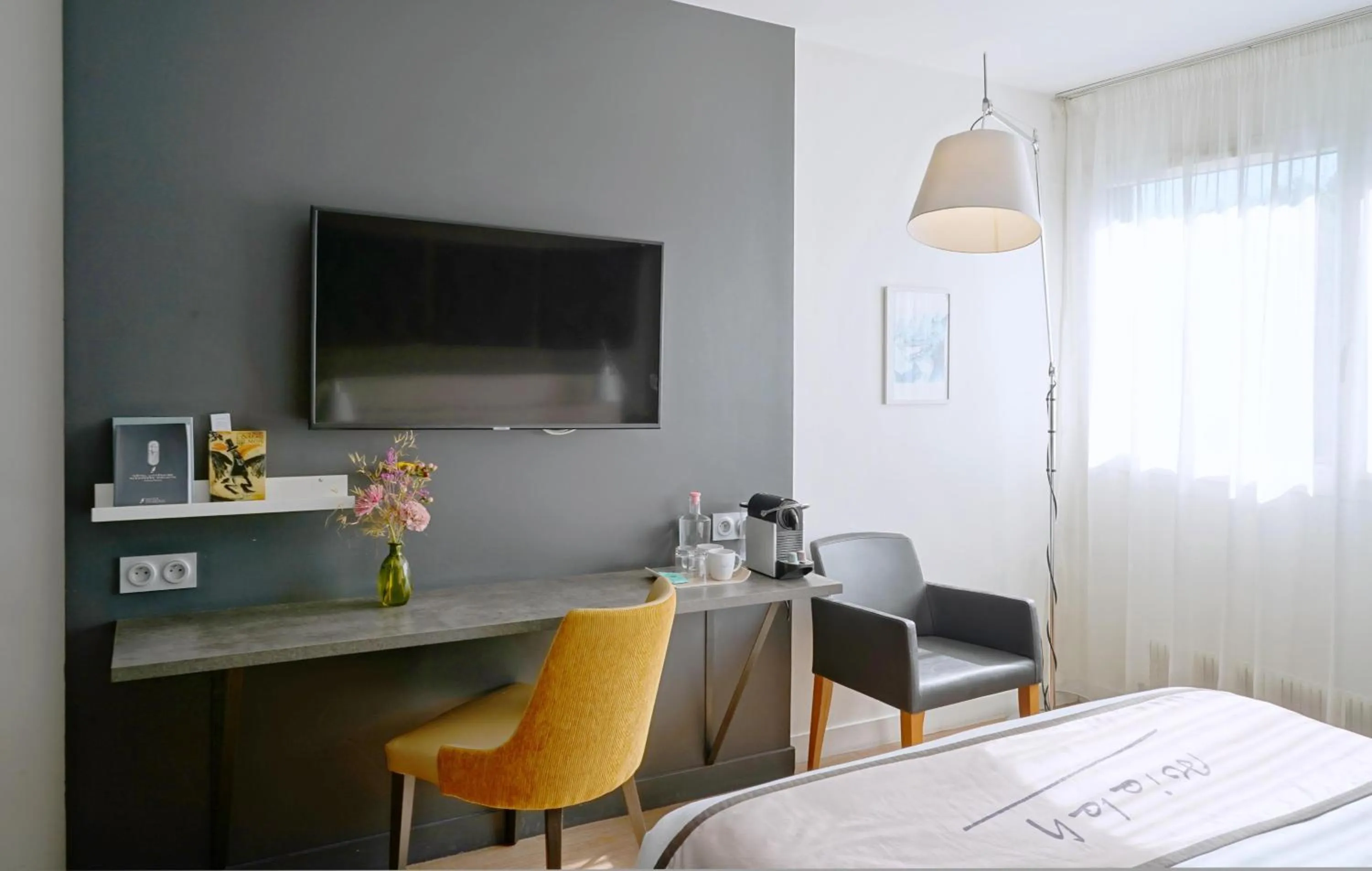 Bedroom in Hotel Litteraire Alexandre Vialatte, BW Signature Collection