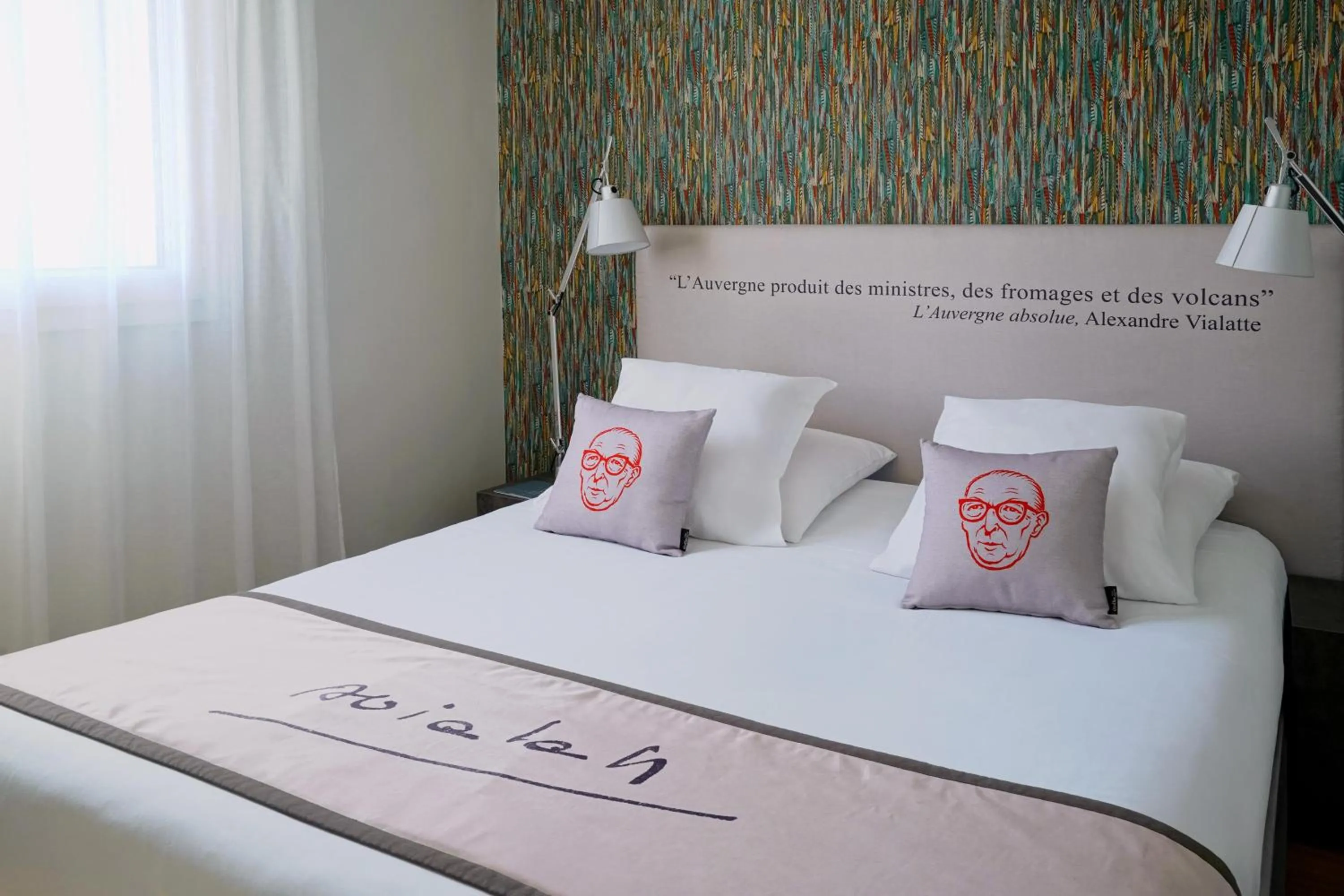 Bedroom, Bed in Hotel Litteraire Alexandre Vialatte, BW Signature Collection
