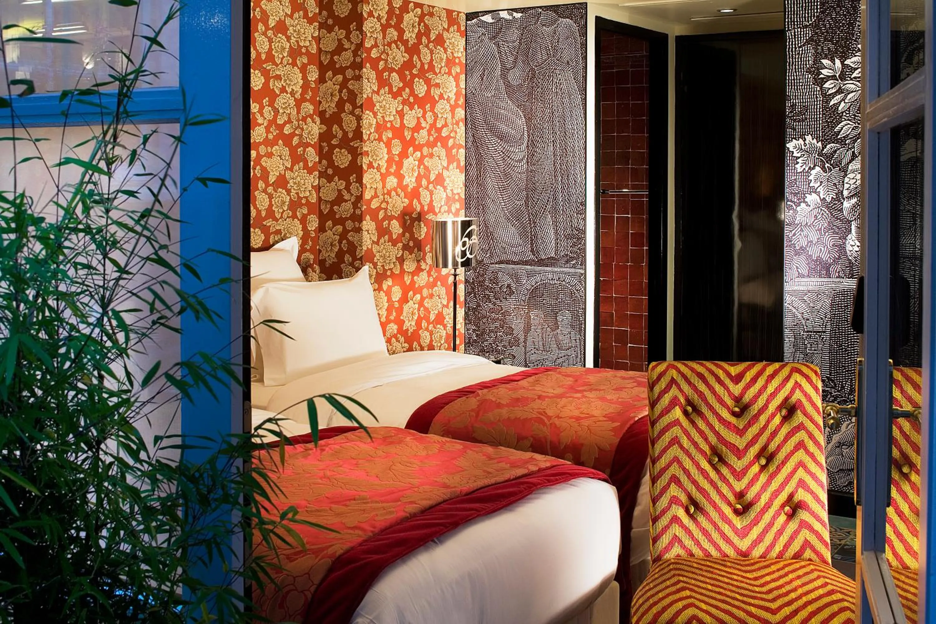 Photo of the whole room, Bed in Hôtel Le Bellechasse Saint-Germain