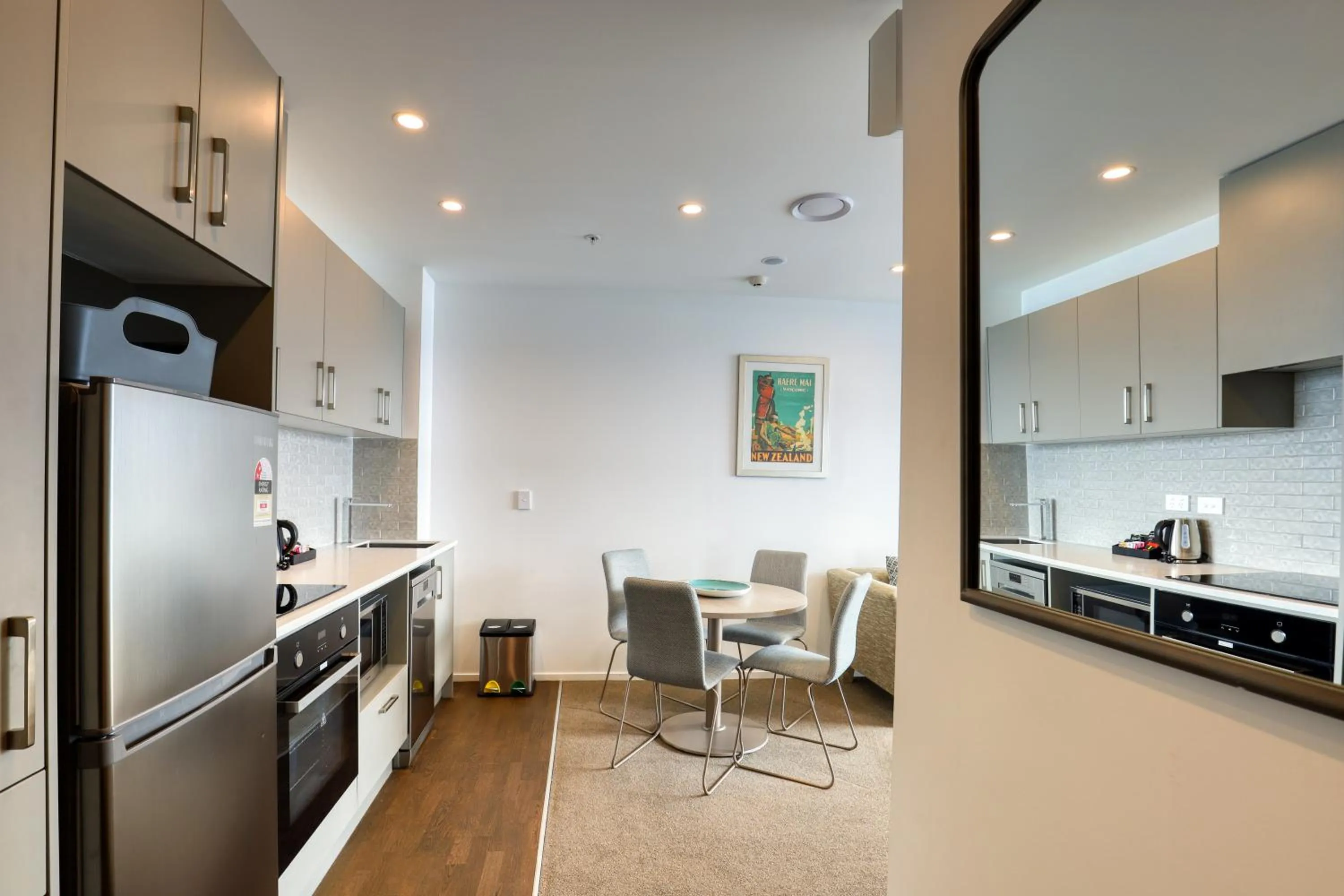 kitchen in Ramada Suites By Wyndham Victoria Street West