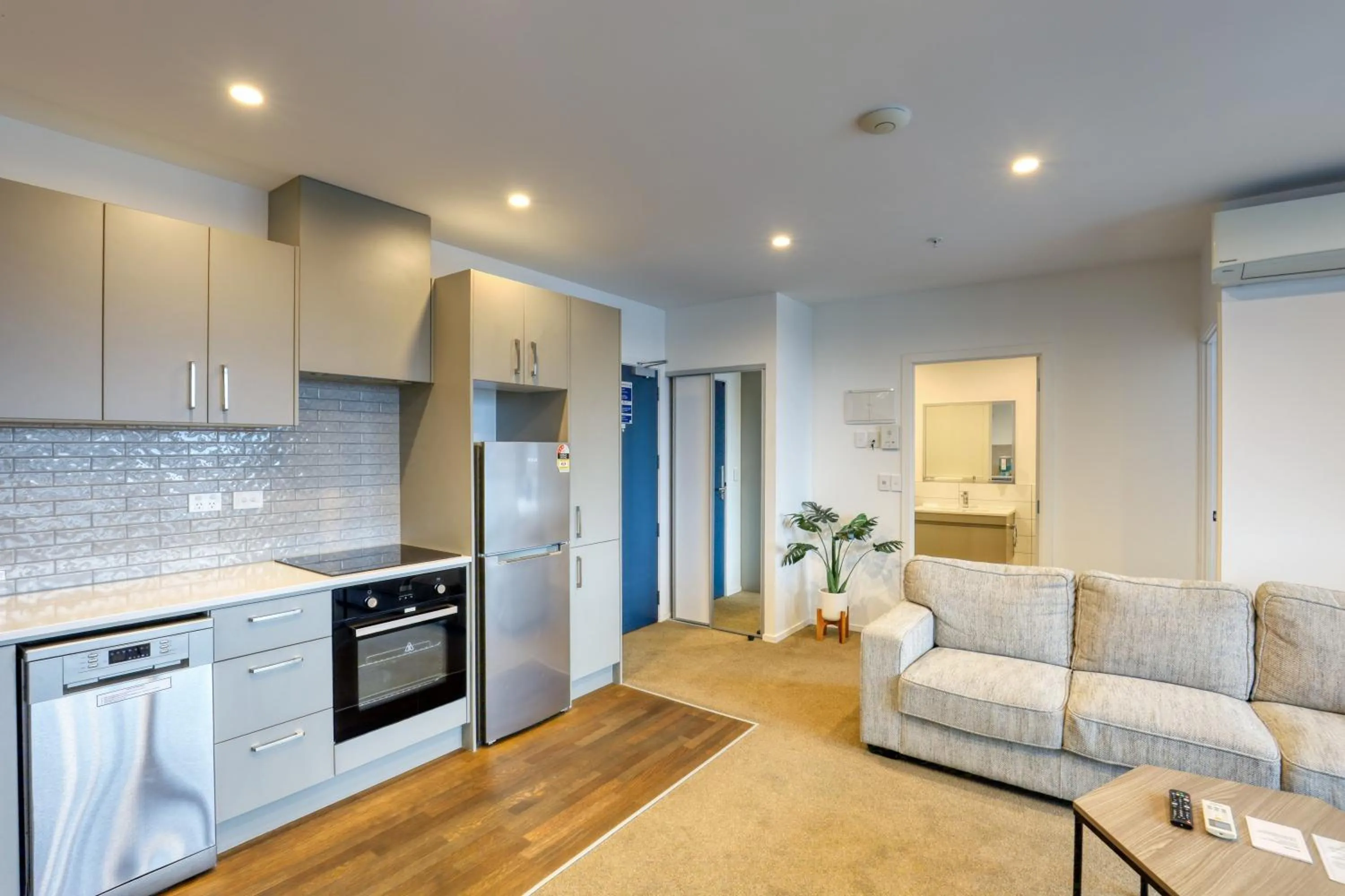 kitchen in Ramada Suites By Wyndham Victoria Street West