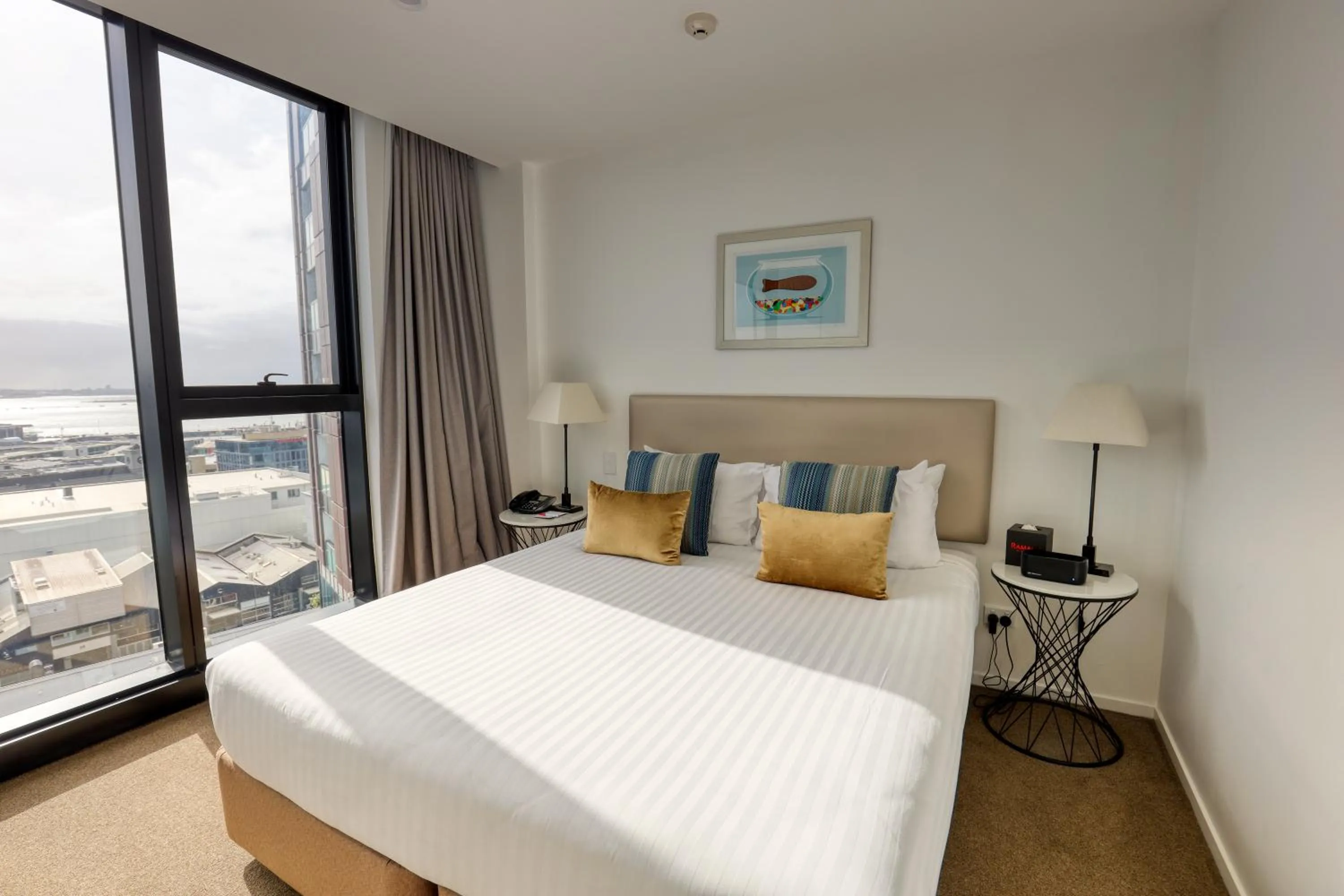 Bed in Ramada Suites By Wyndham Victoria Street West