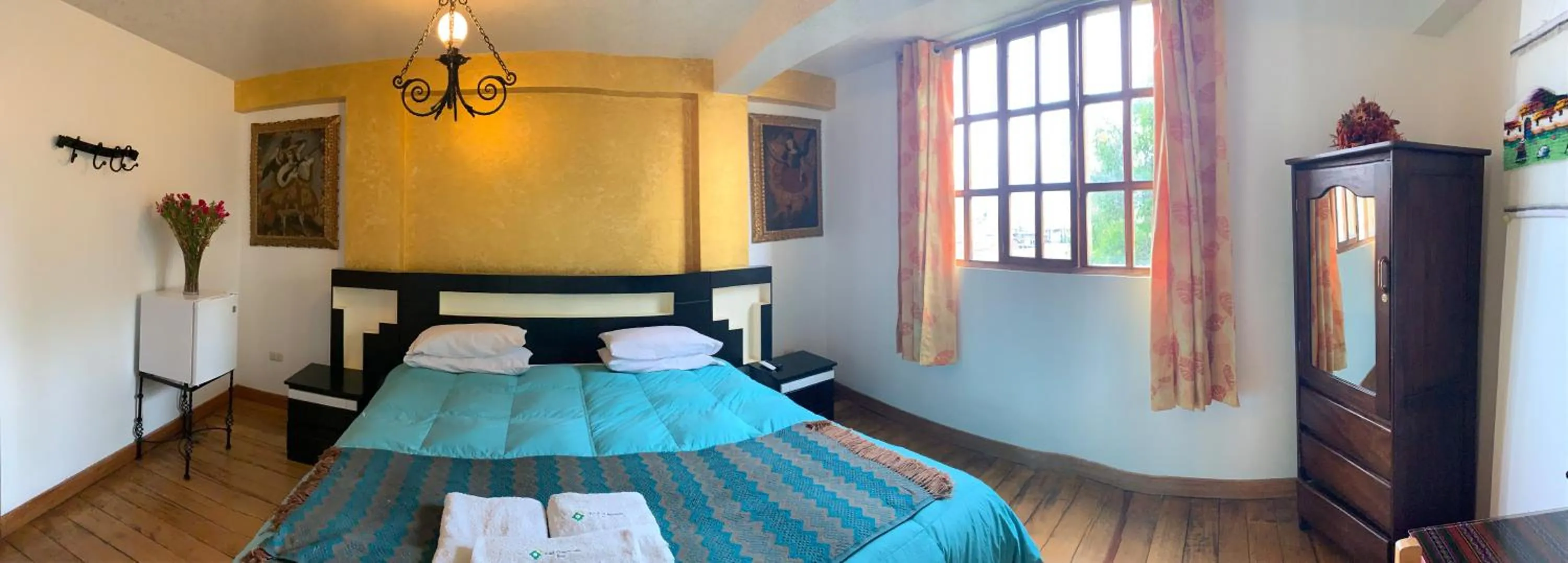 Bed in Hostal Qolqampata