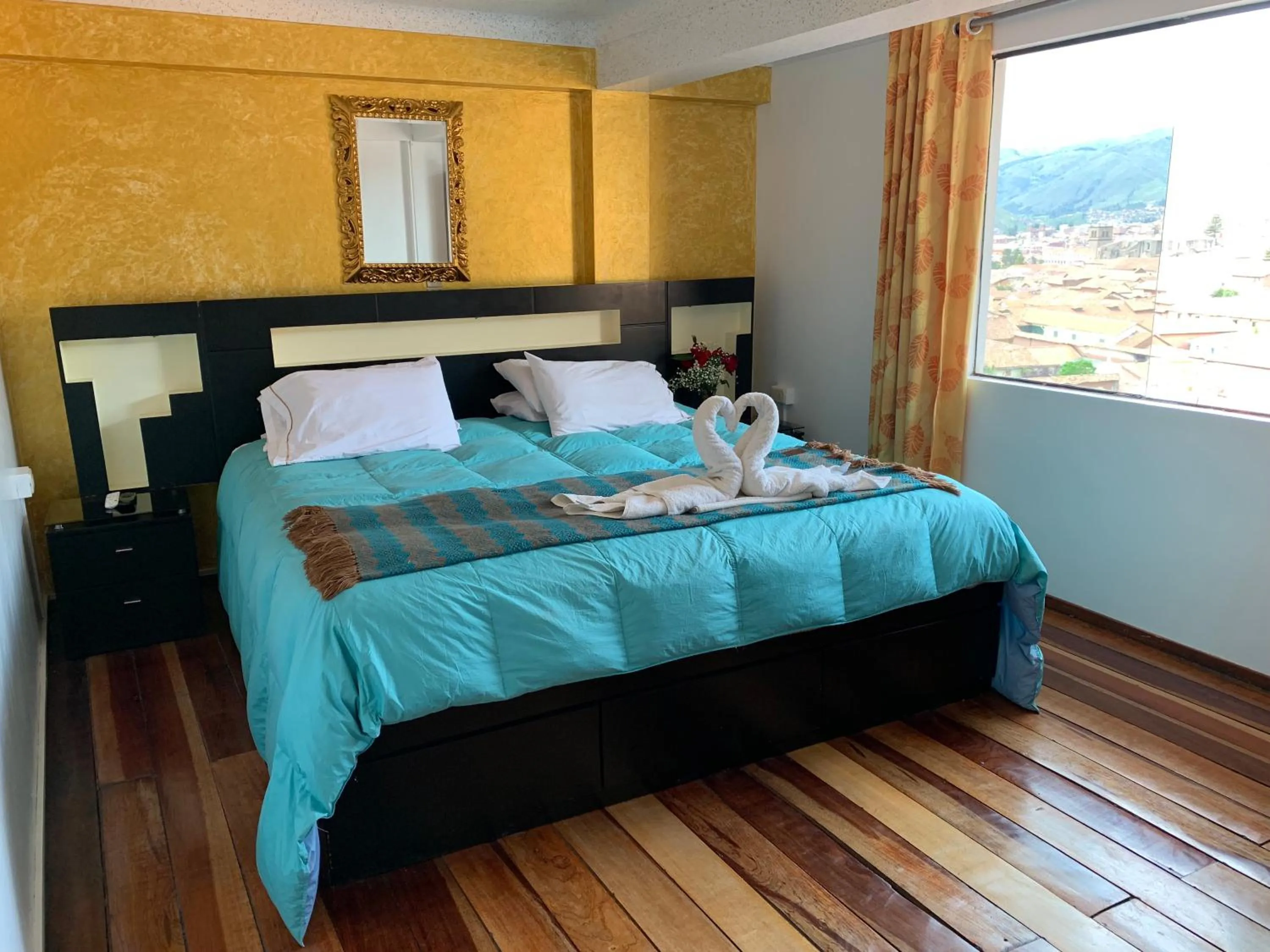 Bed in Hostal Qolqampata