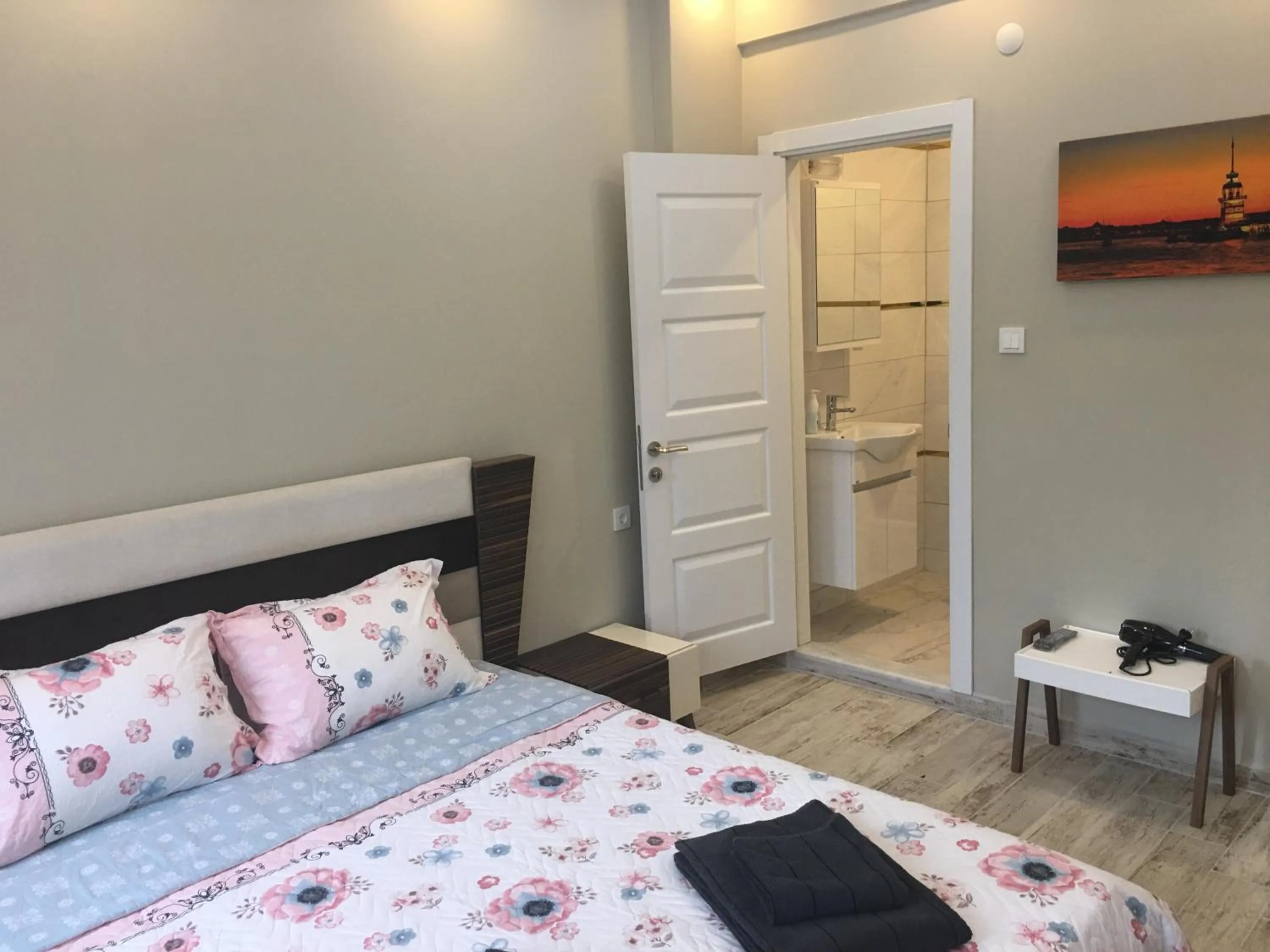 Bed in PASHA APART~BOUTİQUE HOTEL/YALOVA