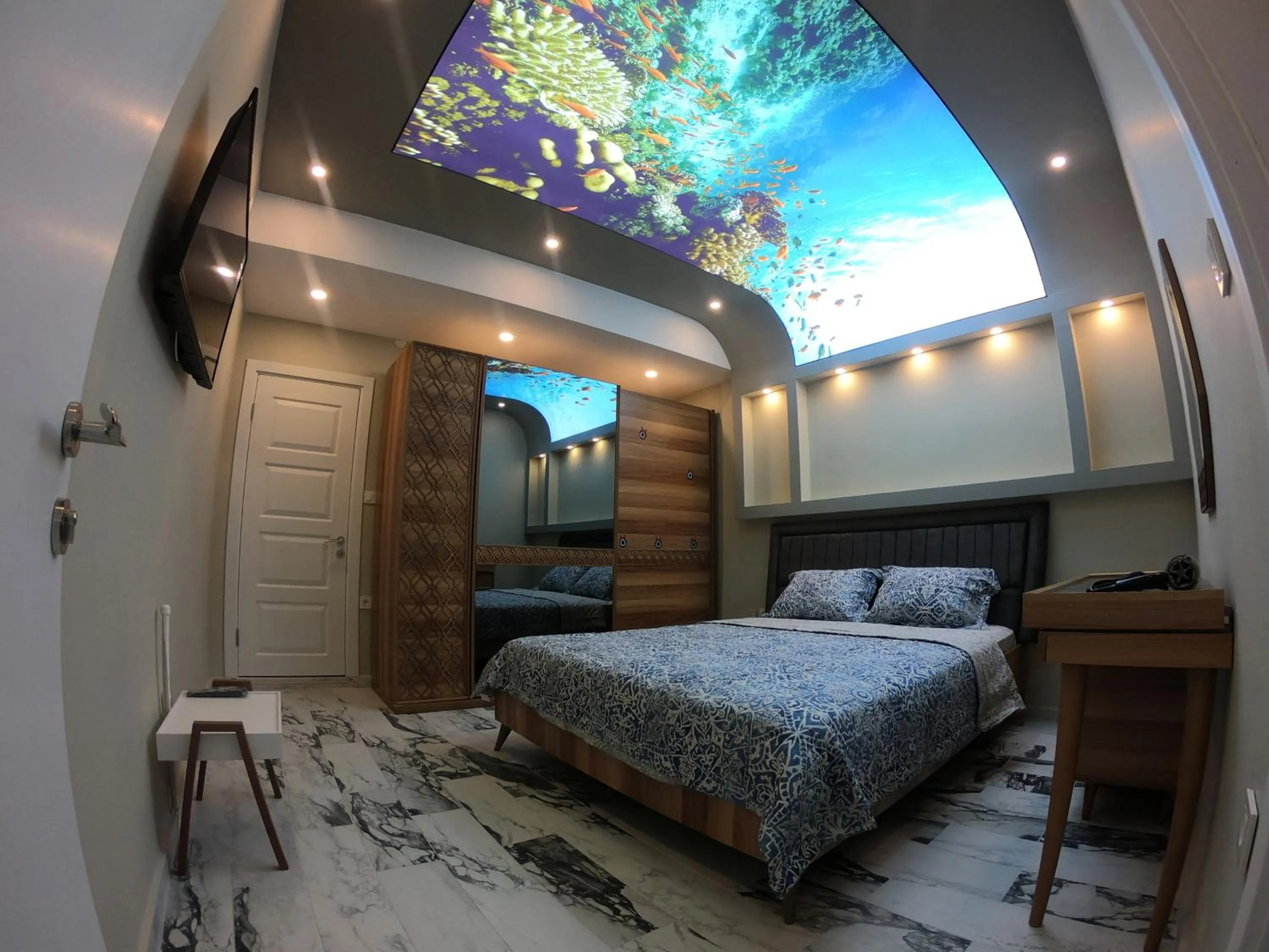 Bed in PASHA APART~BOUTİQUE HOTEL/YALOVA