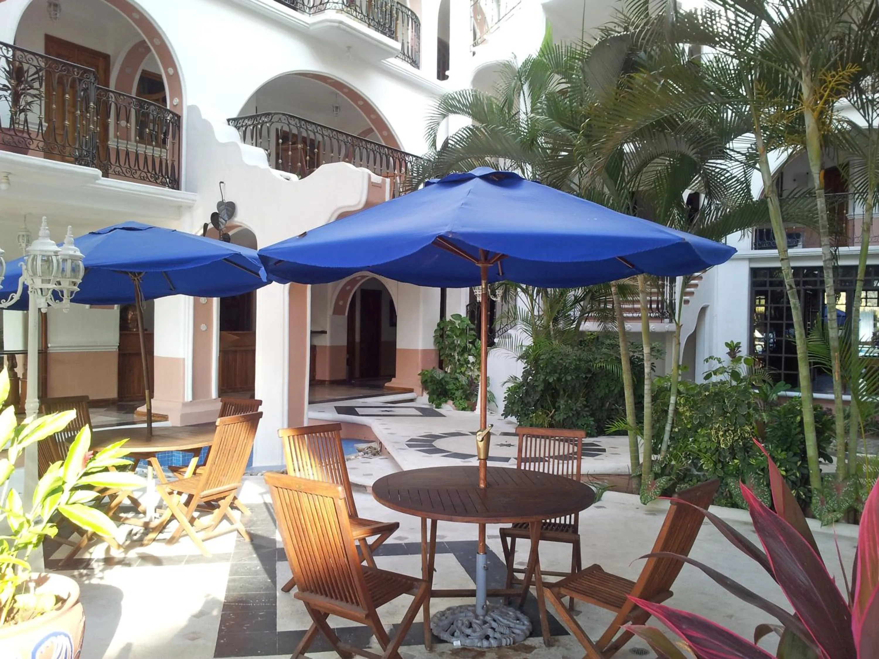 Patio in Canadian Resort Huatulco