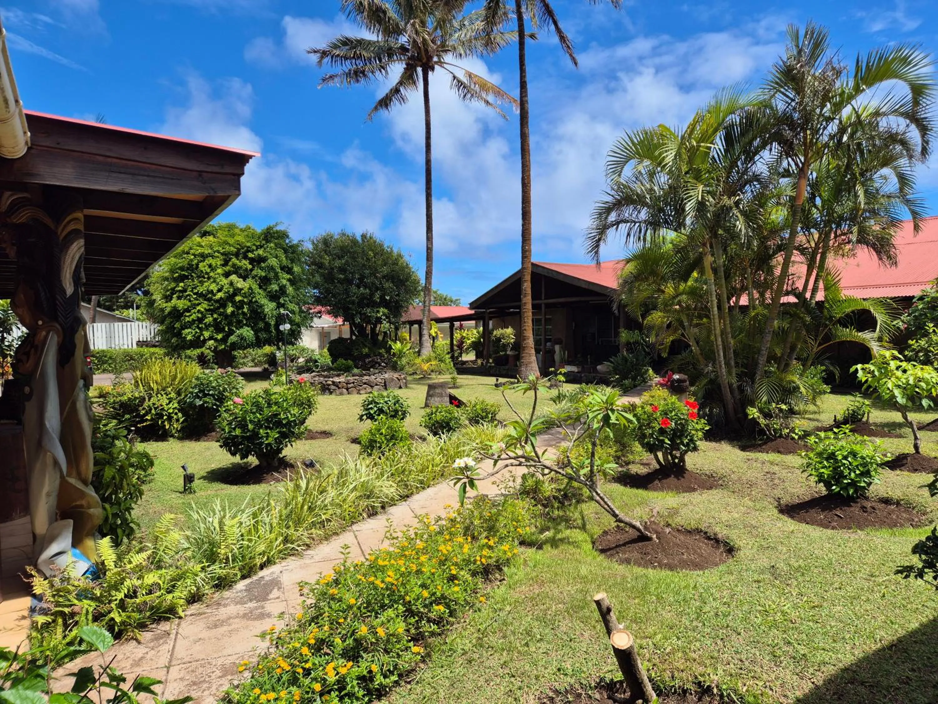 Garden view in Hotel Manutara