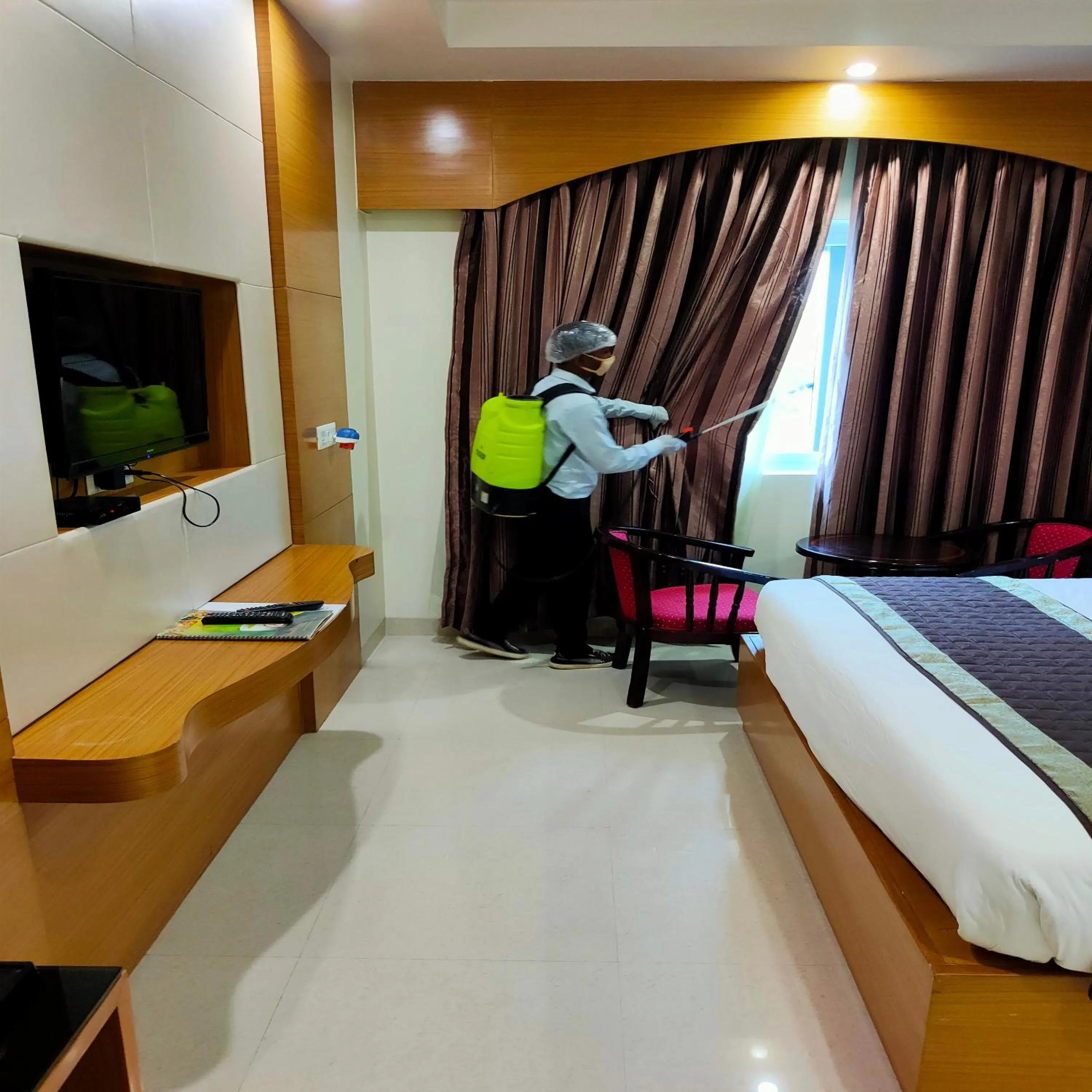 Photo of the whole room, Bed in HOTEL ANAND INTERNATIONAL