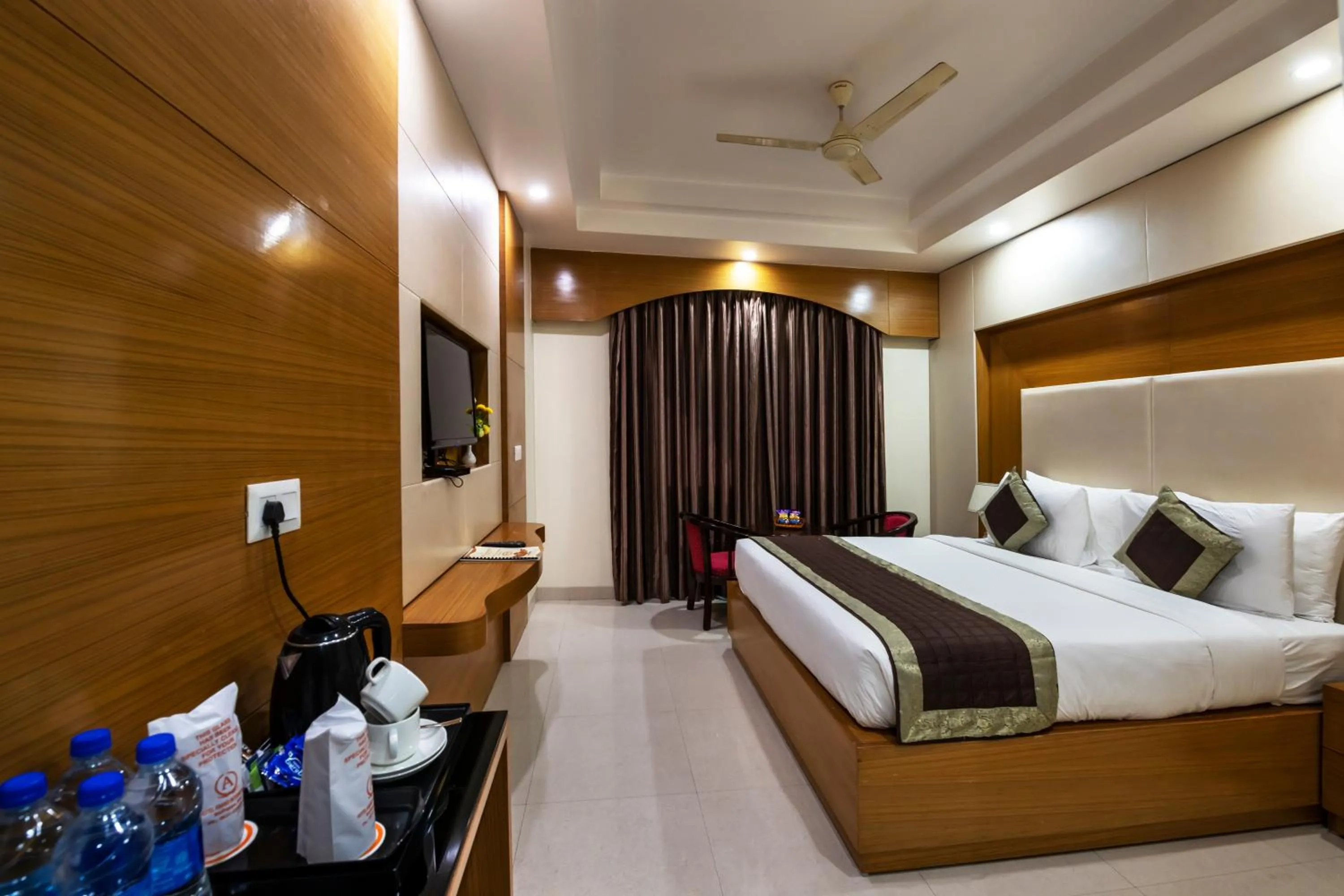 Bed in HOTEL ANAND INTERNATIONAL