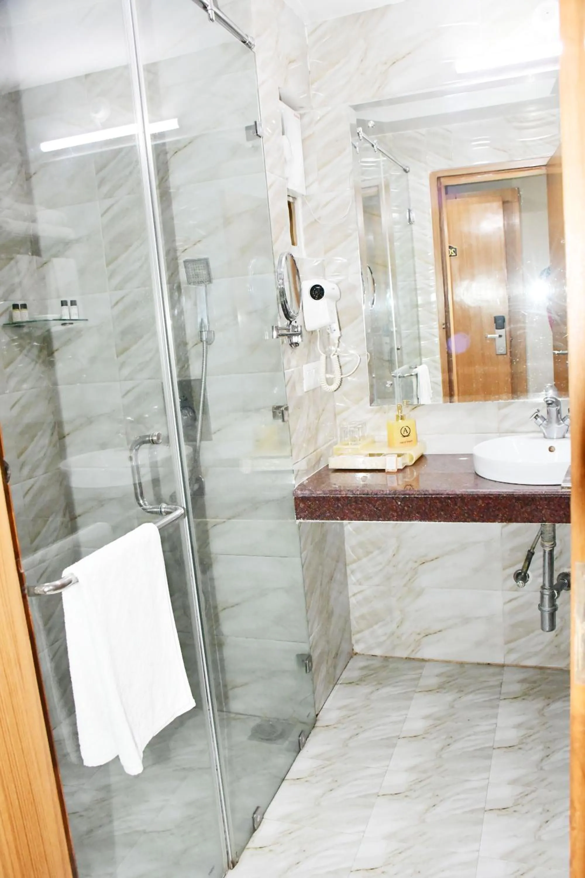 Shower in HOTEL ANAND INTERNATIONAL