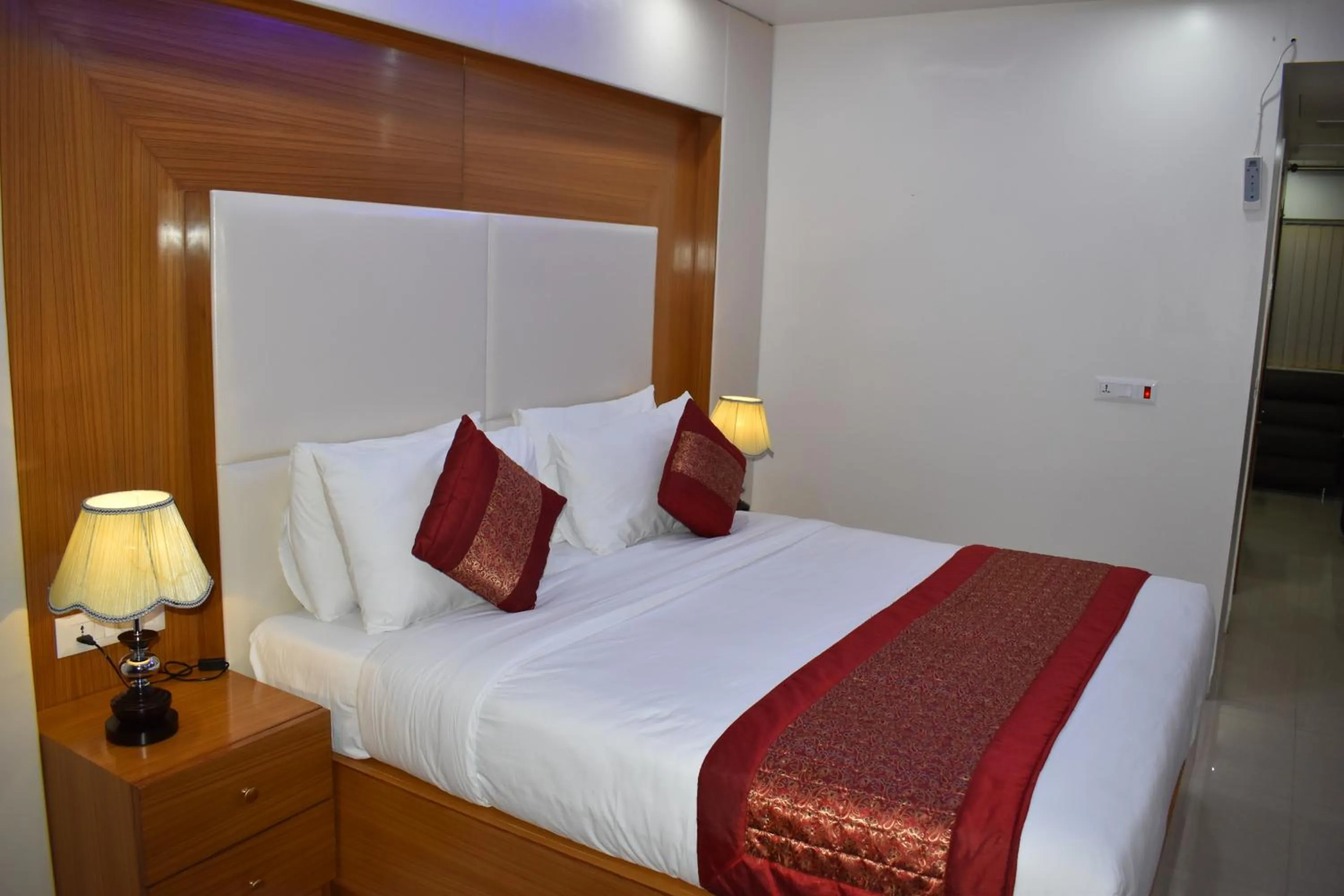 Bed in HOTEL ANAND INTERNATIONAL