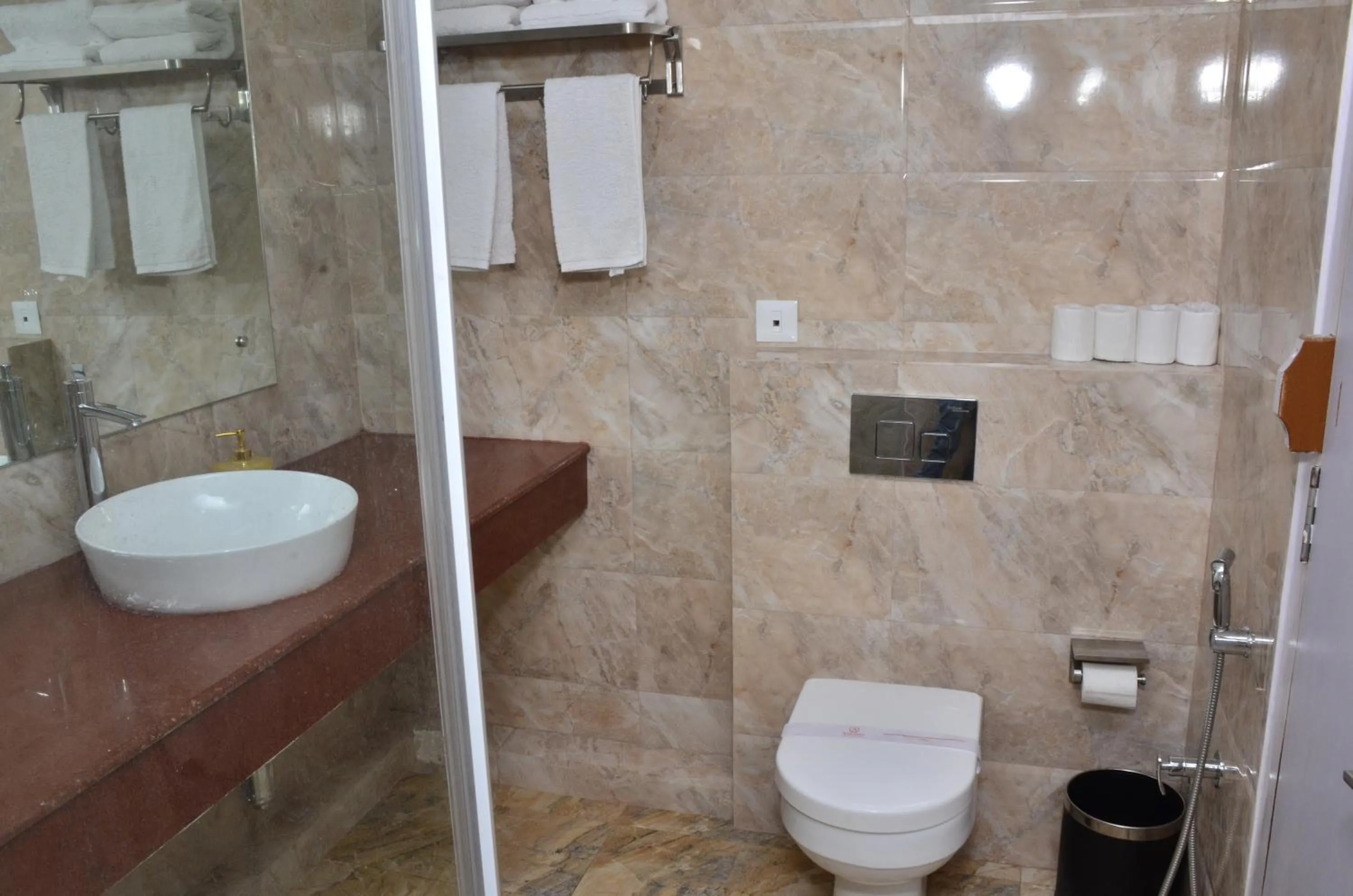 Shower in HOTEL ANAND INTERNATIONAL