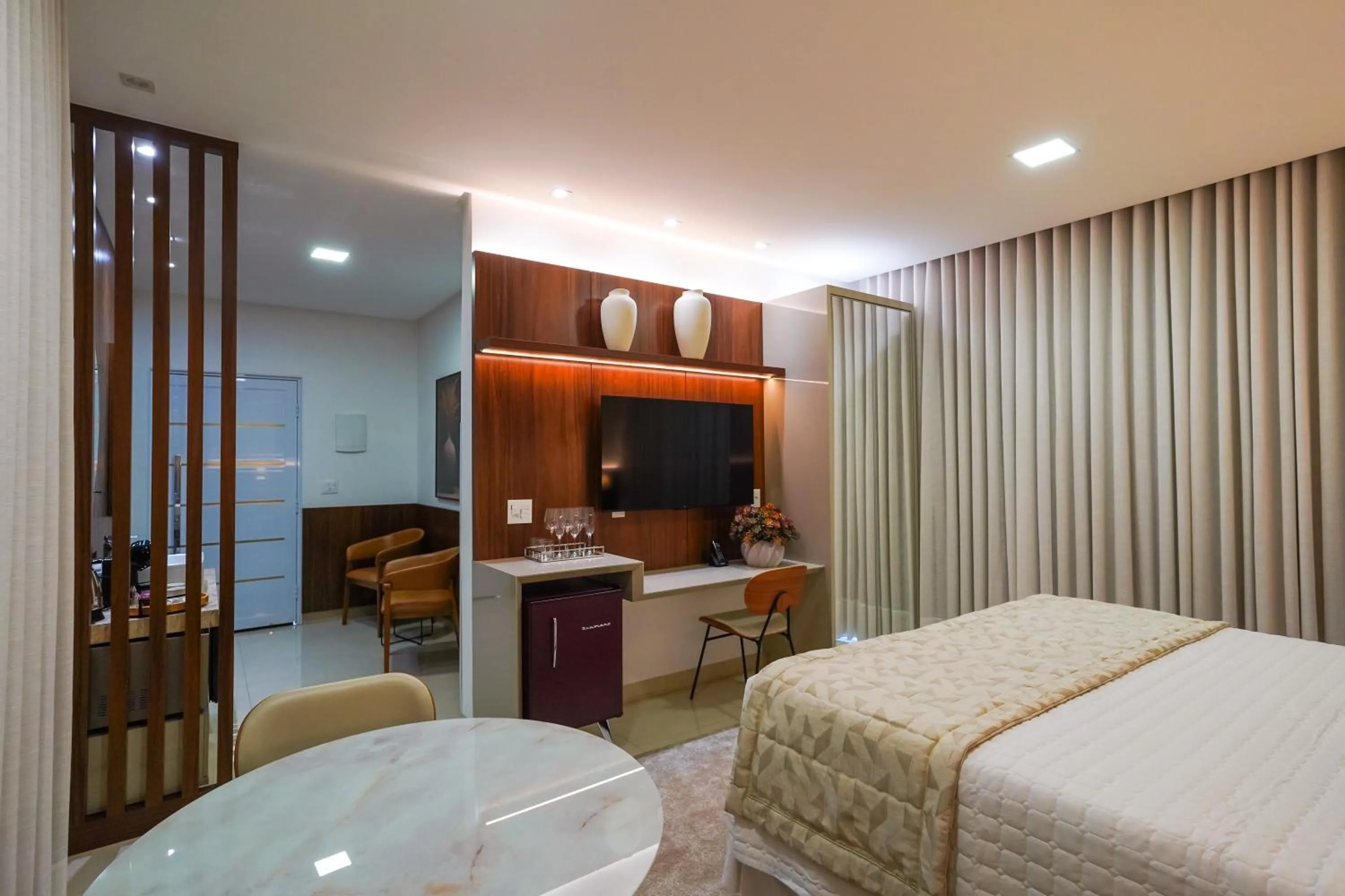 Bed in Ananda Pousada