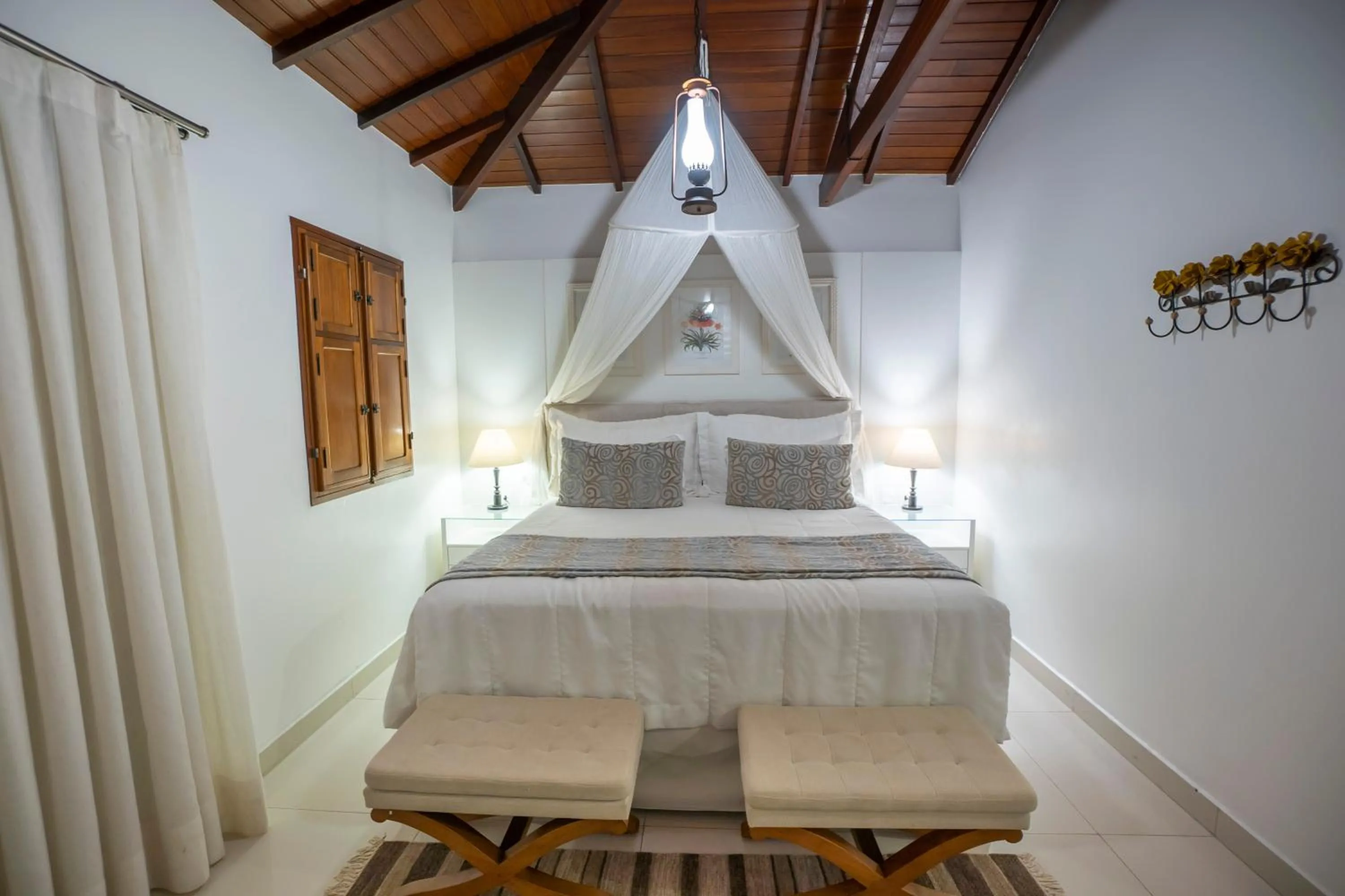 Bed in Ananda Pousada