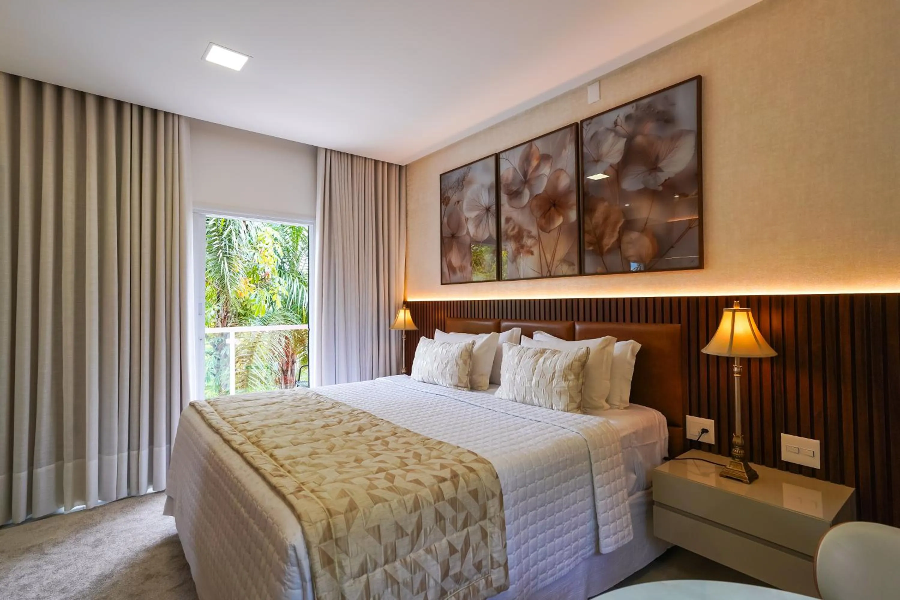 Bed in Ananda Pousada