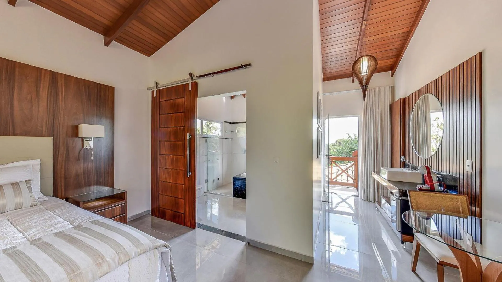 Bed in Ananda Pousada